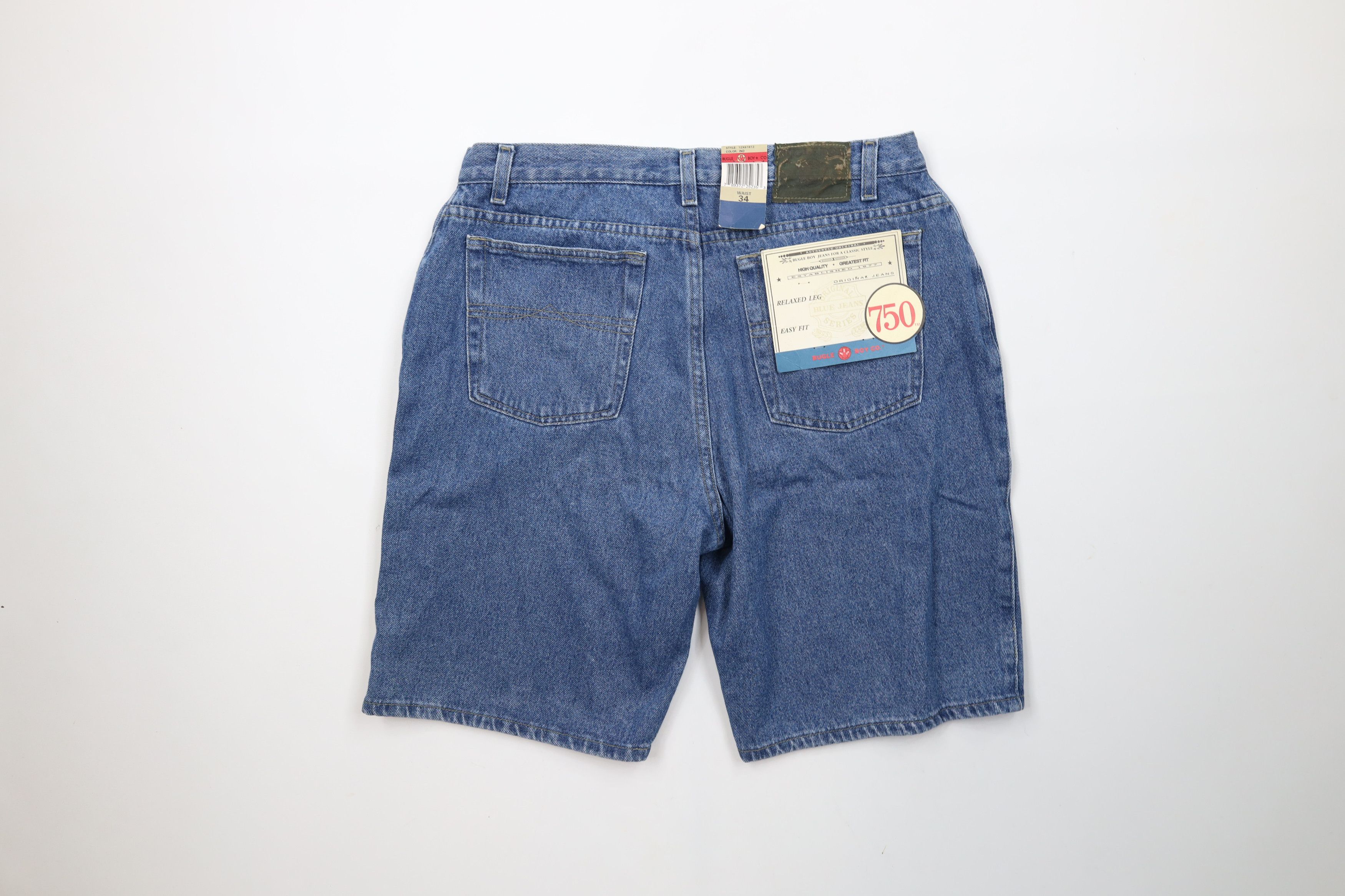 Vintage Deadstock Vintage 90s Streetwear Fit Denim Jean Shorts Jorts Size US 34 / EU 50 - 9 Thumbnail