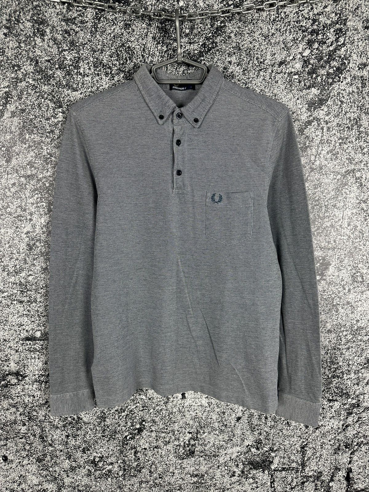 Fred Perry Fred Perry Long Sleeve Polo Shirt Casual Streetwear Size M Size US M / EU 48-50 / 2 - 1 Thumbnail