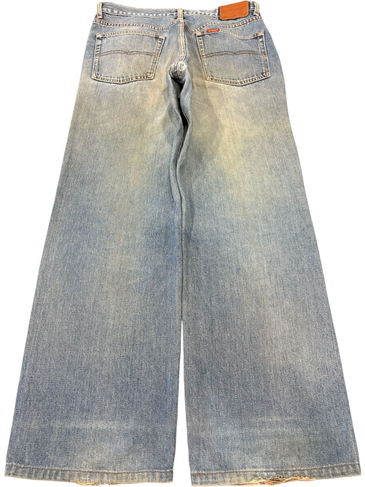 JNCO Vintage Japanese Brand Mud Wash Distressed Baggy Jeans Size US 33 - 2 Thumbnail