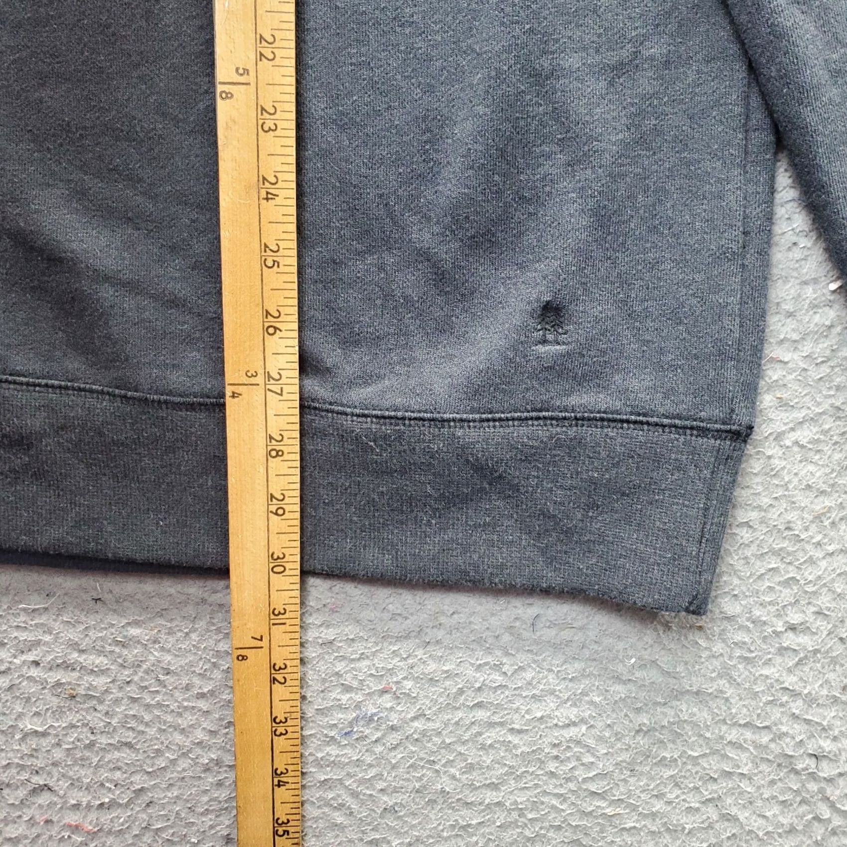 Vintage G.H. Bass & Co. Sweatshirt Mens XL Gray Heather Long Sleeve Mock Neck 1/4 Button Size US XL / EU 56 / 4 - 4 Thumbnail