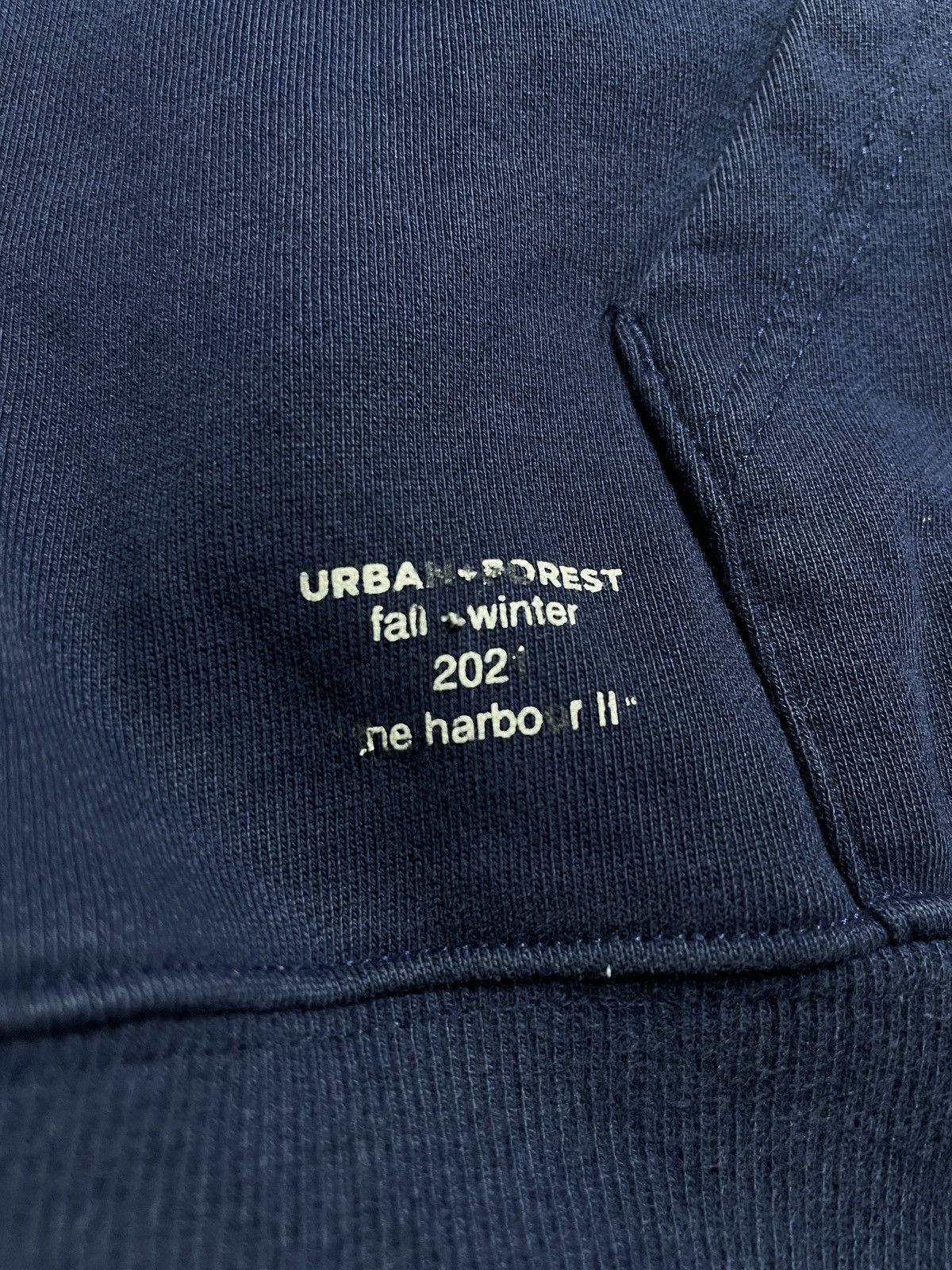 Japanese Brand FW21 Harbour 2 - Urban+Forest Sweathshirt Hooded Size US L / EU 52-54 / 3 - 5 Thumbnail