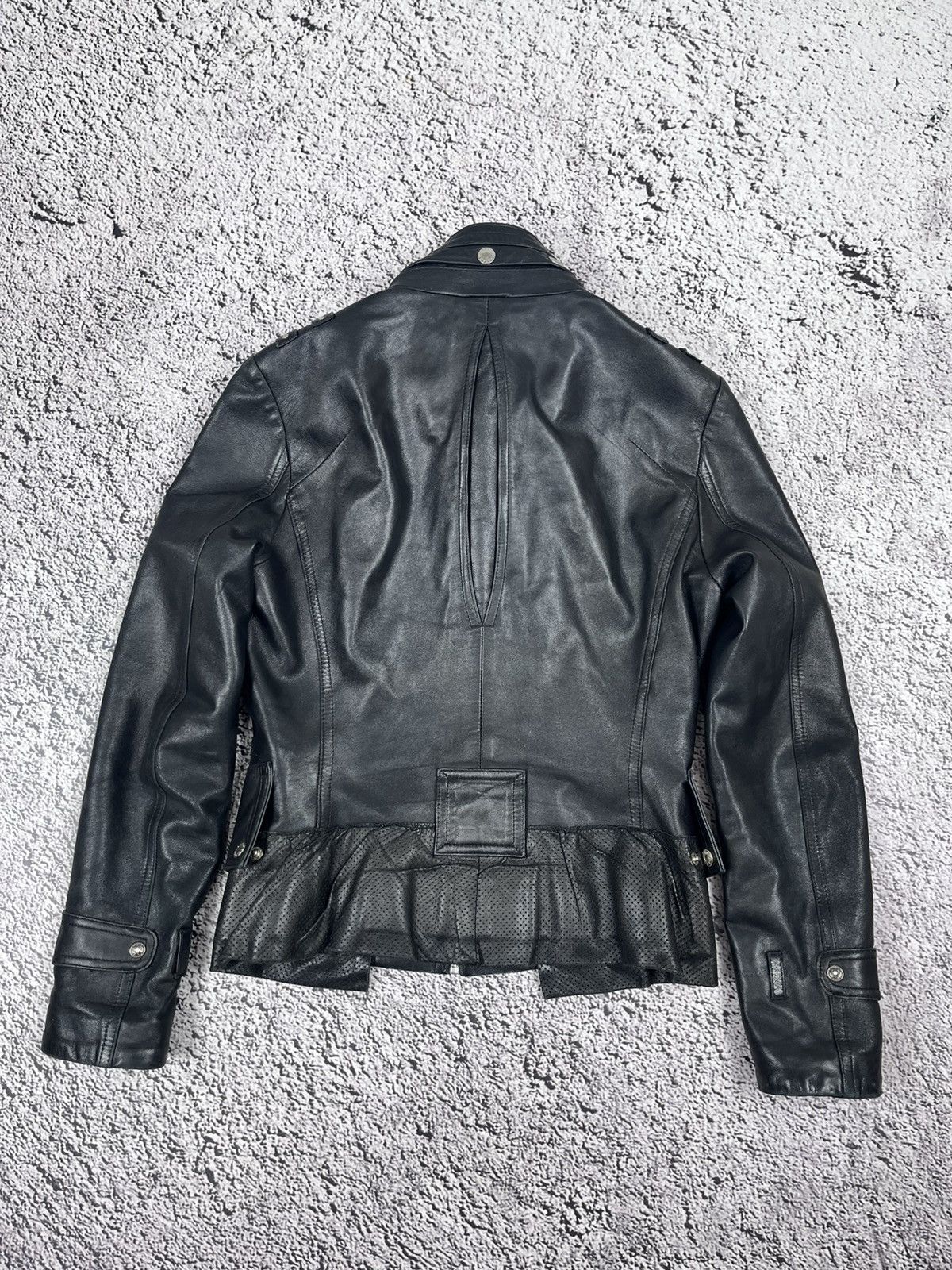 Leather Vintage D&G Style Leather Military jacket size S Avant Garde Size S / US 4 / IT 40 - 13 Thumbnail