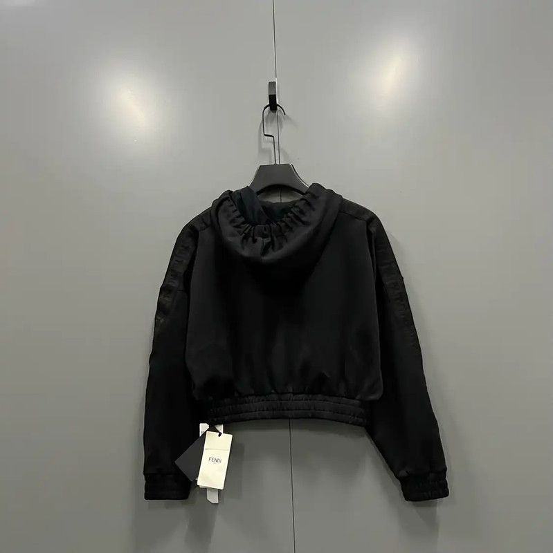 Fendi Fendi Black Cotton Jacket for Women 0089 Size ONE SIZE - 1 Thumbnail