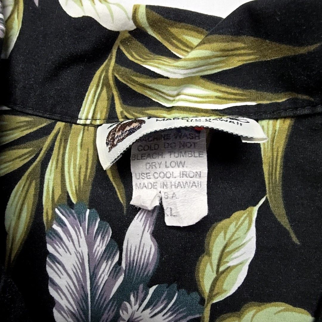 Other Vintage Aloha Republic Hawaiian Shirt Black Tropical Mens XL Size US XL / EU 56 / 4 - 7 Thumbnail