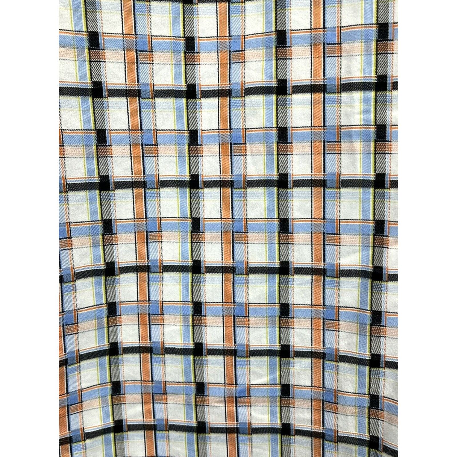 Robert Graham Robert Graham Plaid Button Up Shirt Mens Large Skull Flip Cuff Multicolor Cotton Size US L / EU 52-54 / 3 - 3 Thumbnail