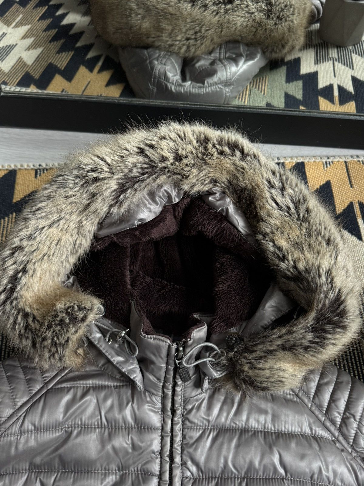 Barbour Barbour International Baffle Quilt Fur Hood Women’s Jacket Size M / US 6-8 / IT 42-44 - 7 Thumbnail