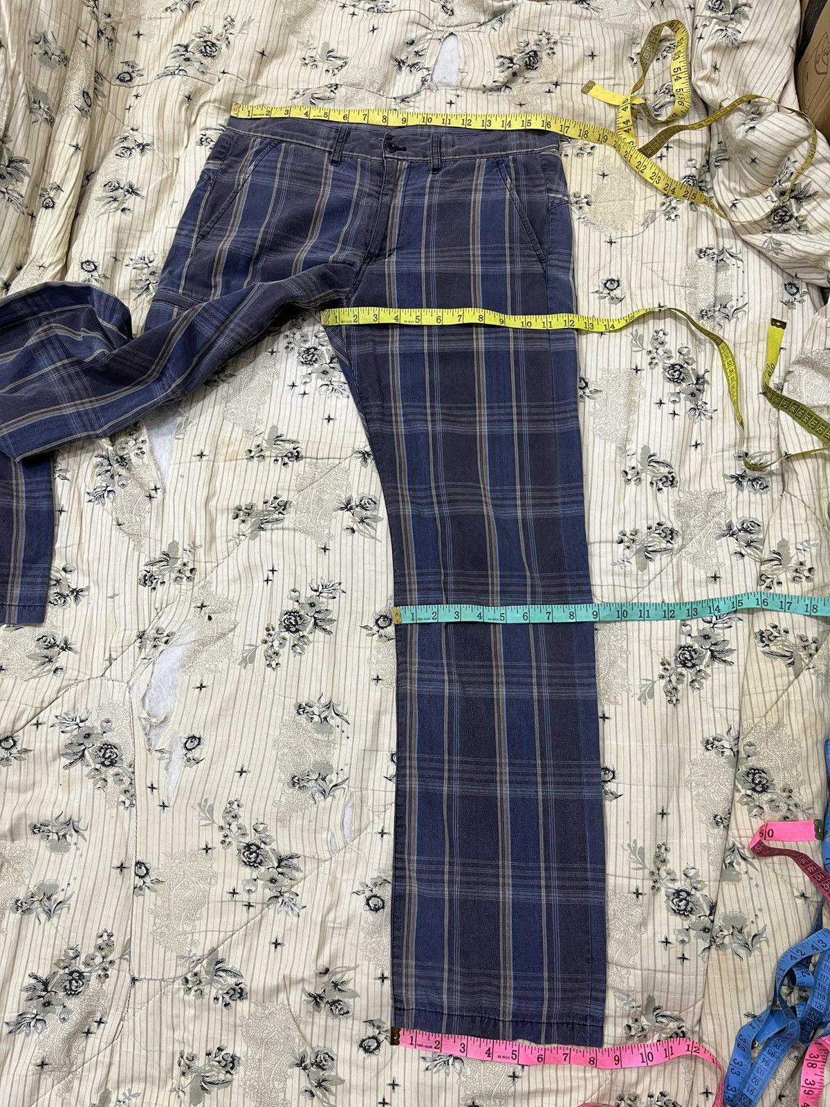 Takeo Kikuchi 🔥🔥🔥STEALS TAKEO KIKUCHI TARTAN PANTS Size US 33 - 12 Thumbnail