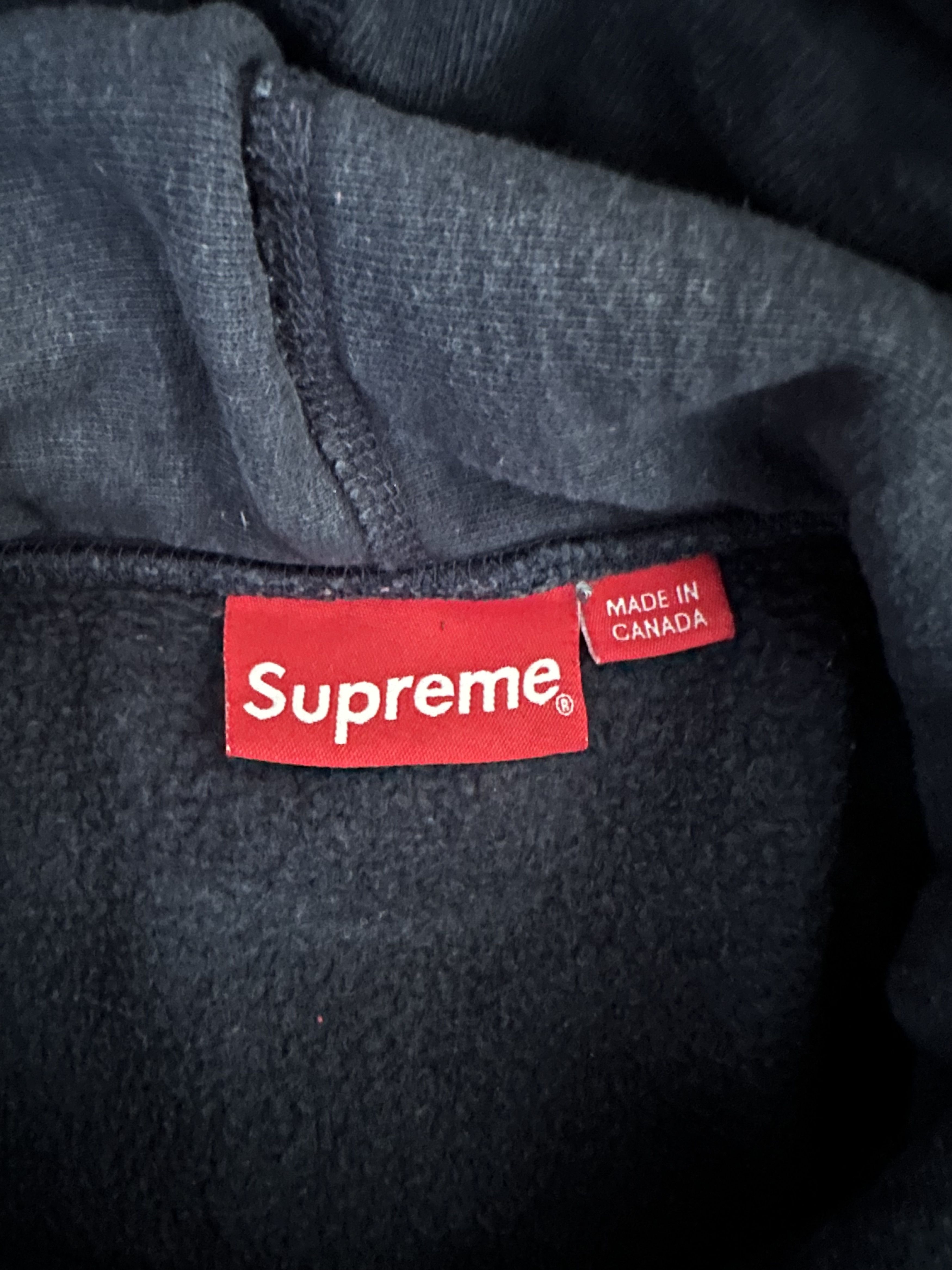 Supreme Supreme x The War Report Hooded Sweatshirt (Navy) Size US M / EU 48-50 / 2 - 4 Thumbnail