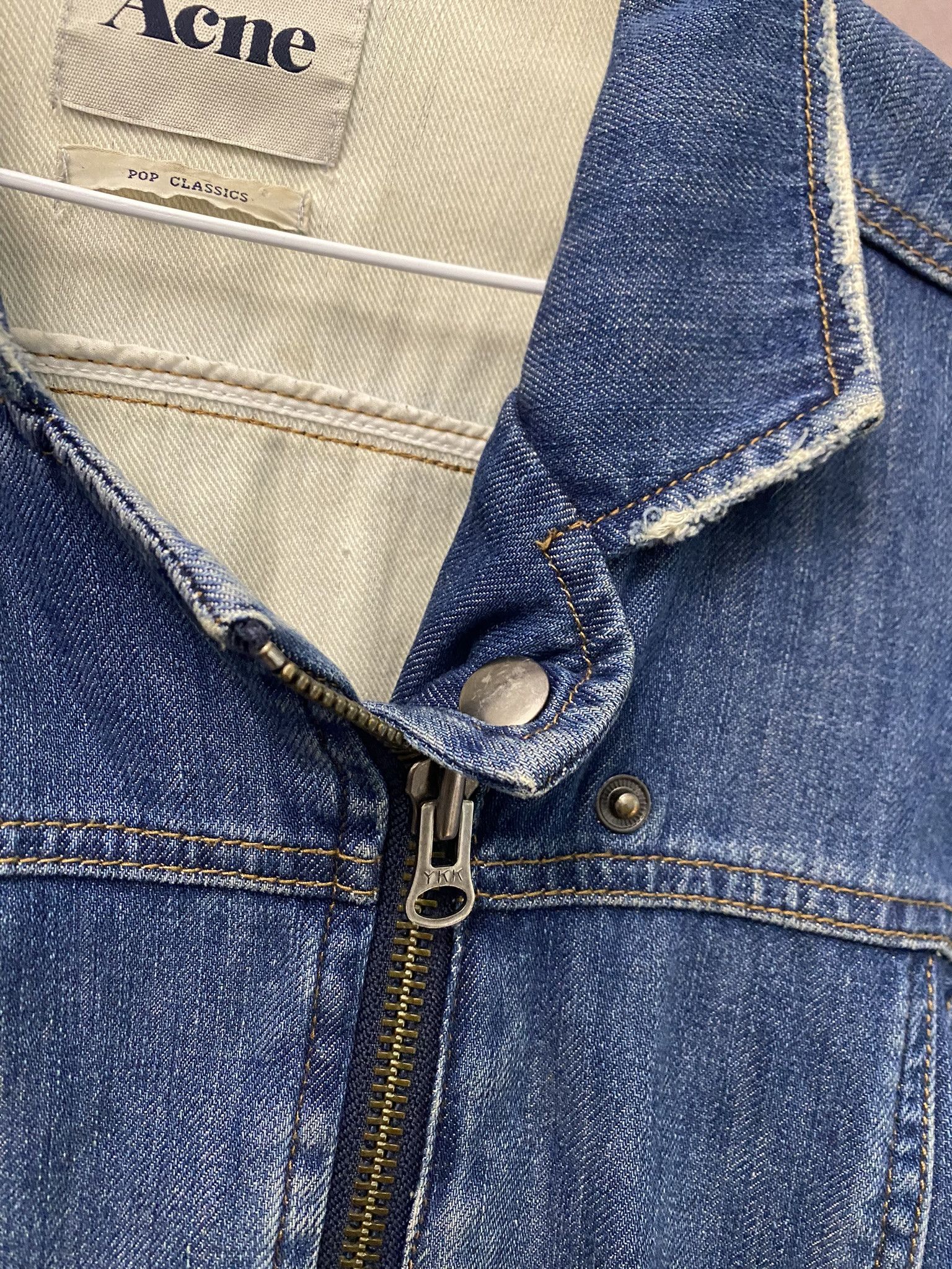 Acne Studios × Designer Acne Studios Denim Jacket Luxury Size XS / US 0-2 / IT 36-38 - 2 Thumbnail