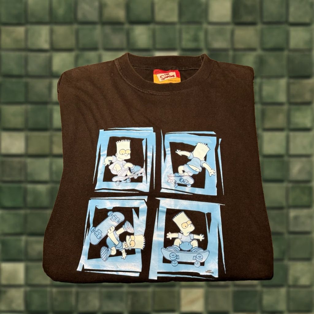 Vintage VINTAGE The Simpsons Bart Simpson T-shirt Black Skateboarding S Men T-Shirt Black Bart Simpson 2003 Y2K Size US S / EU 44-46 / 1 - 1 Thumbnail