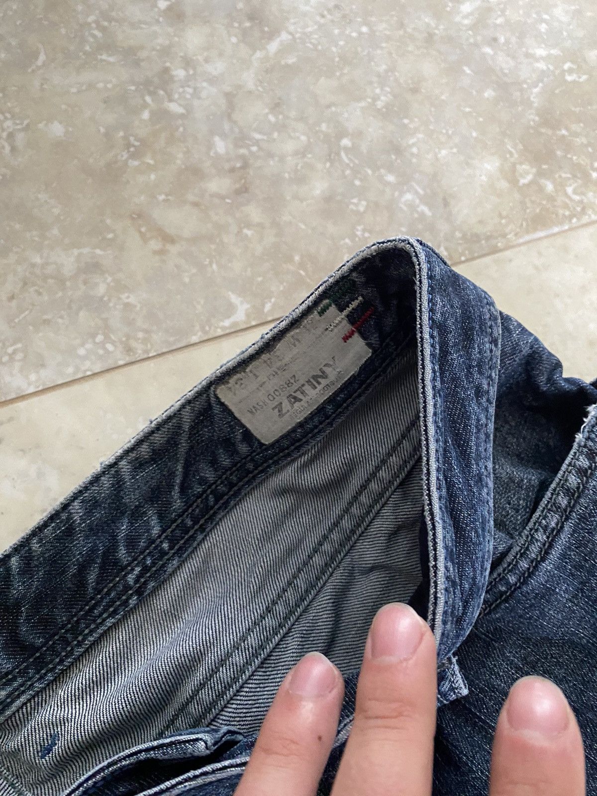 Diesel Diesel Faded Blue Jeans Straight Leg Vintage Denim Y2K Mini Size US 34 / EU 50 - 6 Thumbnail