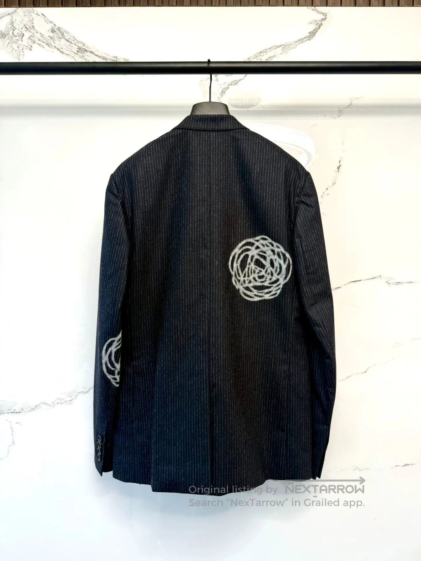 Dior Dior Homme 14FW Wool Stripe Blazer. Size US S / EU 44-46 / 1 - 3 Thumbnail