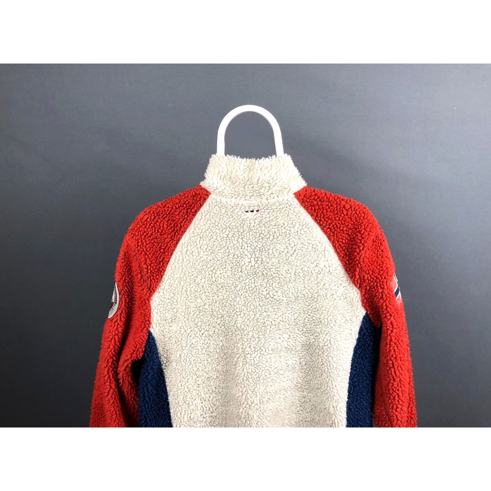 Napapijri Napapijri Geographic Women's 1/4 Zip Fleece Top L Multicolor Polyester Shirt Casual Sportswear Size L / US 10 / IT 46 - 3 Thumbnail