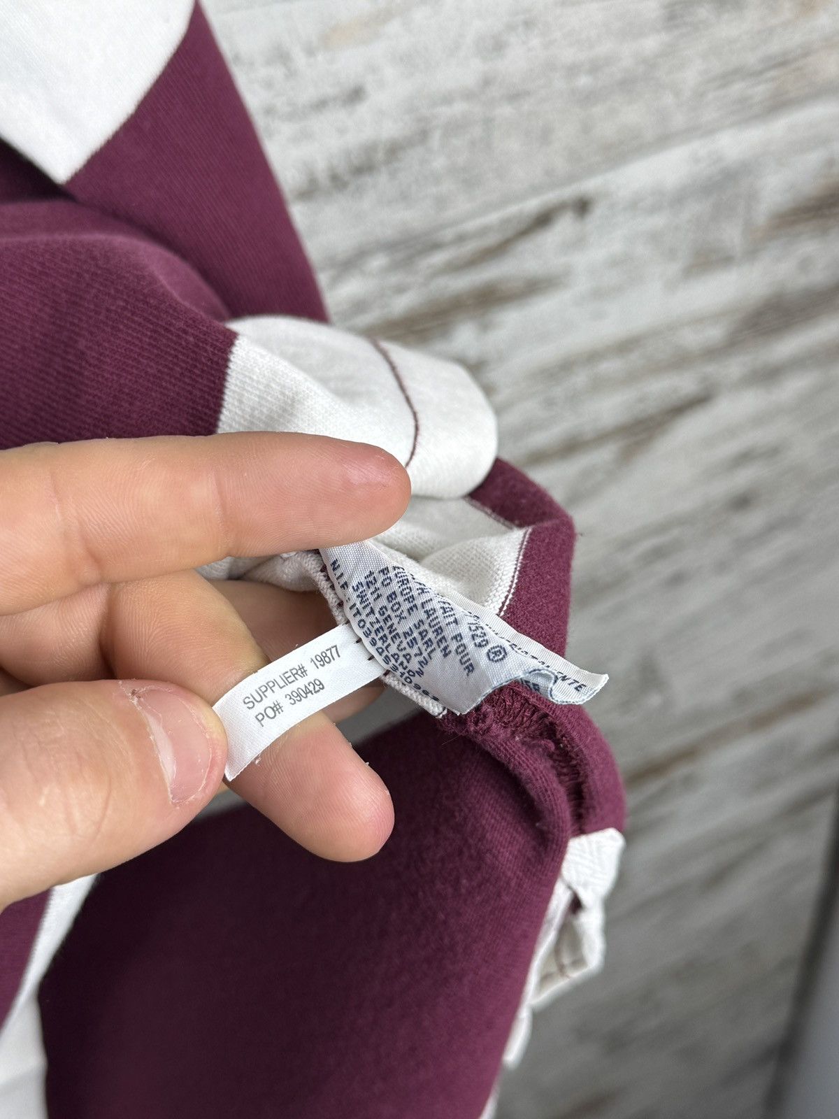Polo Ralph Lauren Mens Vintage Polo Ralph Lauren rugby sweatshirt striped OG Size US L / EU 52-54 / 3 - 17 Thumbnail