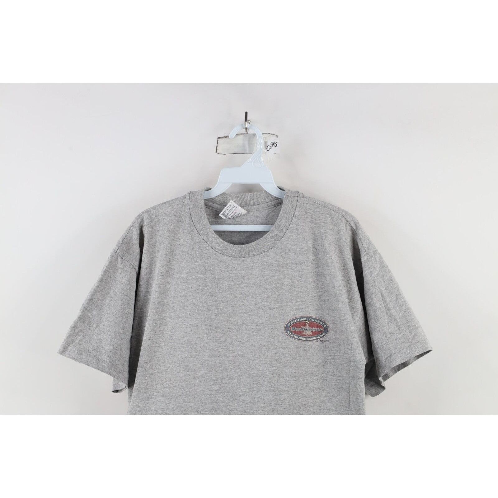 Budweiser × Vintage Vintage 90s Spell Out Anheuser Busch Budweiser Beer T-Shirt Size US L / EU 52-54 / 3 - 2 Thumbnail