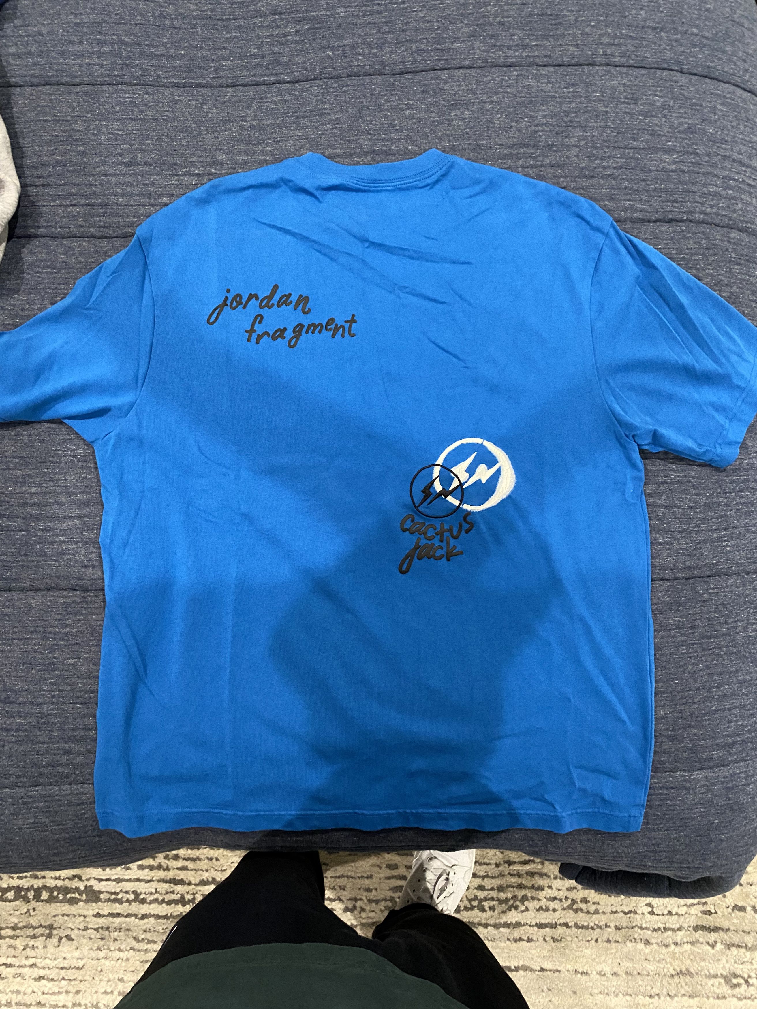 Travis Scott Cactus Jack x Air Jordan T-Shirt Size US L / EU 52-54 / 3 - 2 Thumbnail