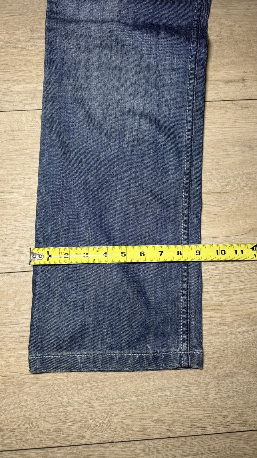 JNCO Y2K 2000s Dragon Embroidered Preserve Straight Stacked Denim Size US 34 / EU 50 - 8 Thumbnail