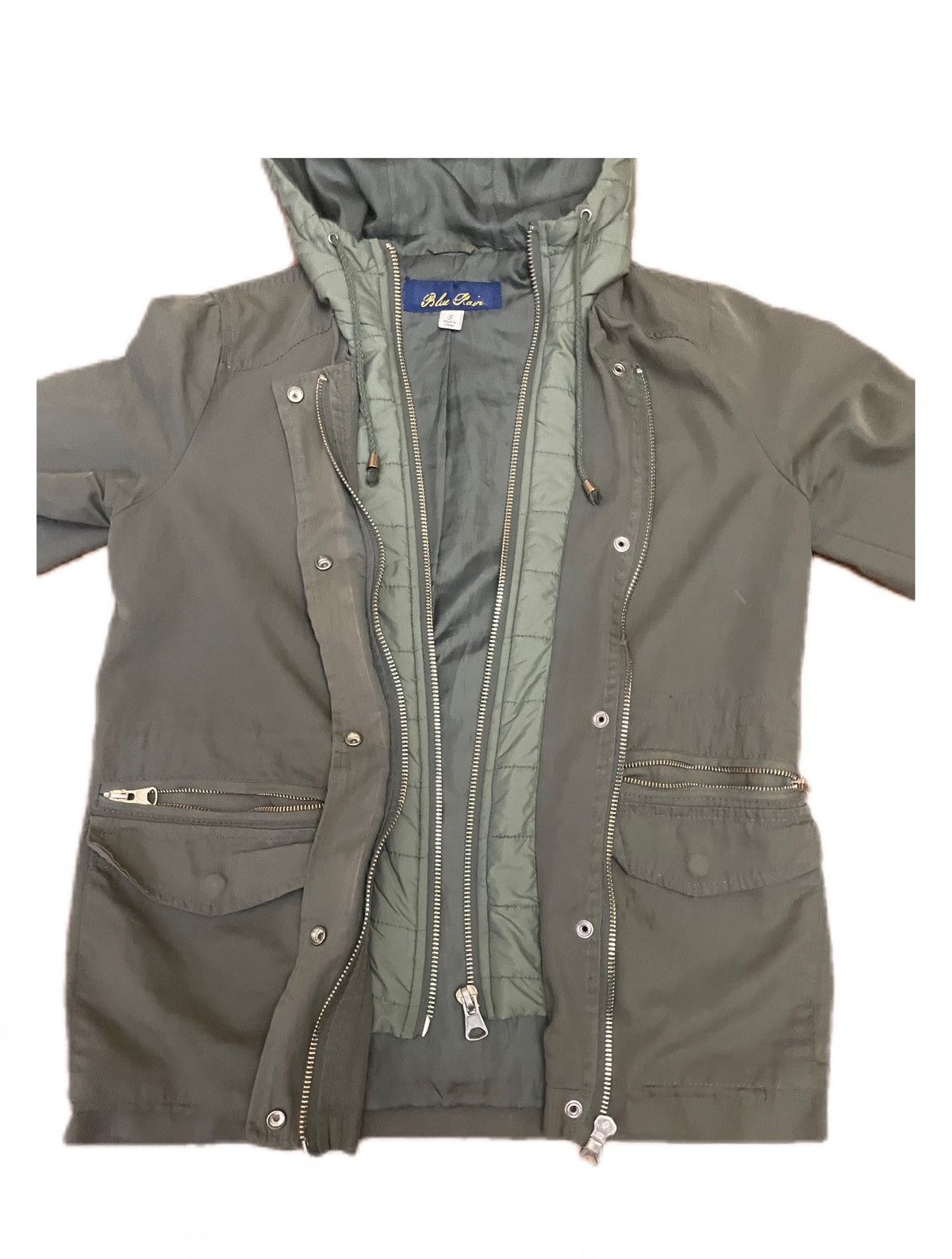 Japanese Brand Blue rain double zipper jacket Size US S / EU 44-46 / 1 - 3 Thumbnail