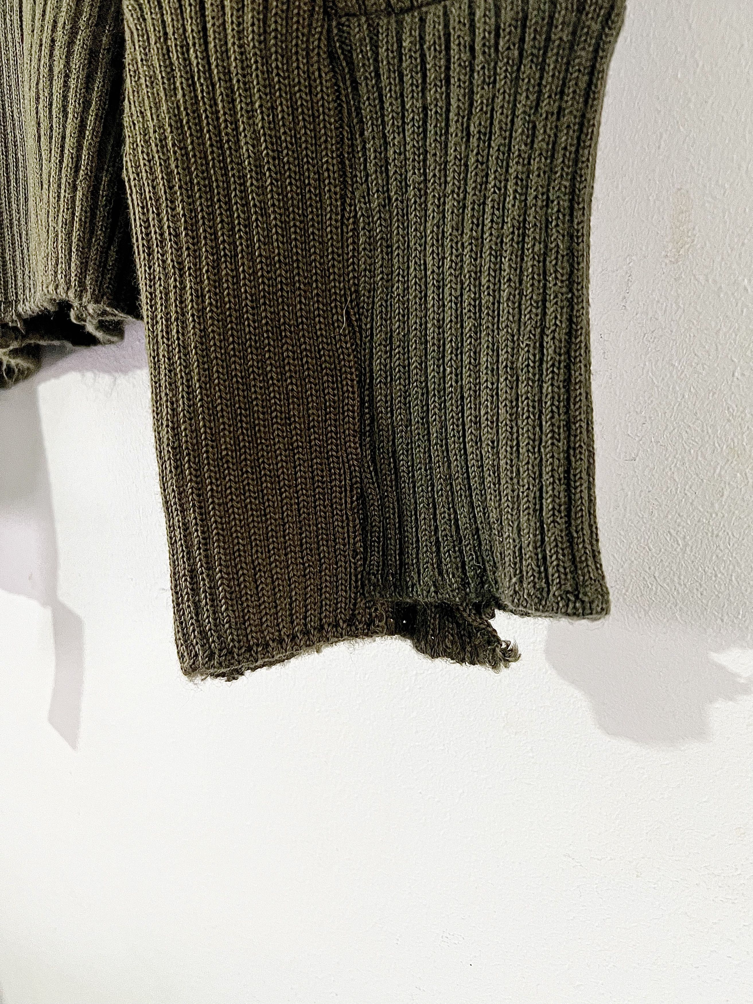 Balenciaga Upcycled Socks Wool-Blend Turtleneck Sweater Size US M / EU 48-50 / 2 - 11 Thumbnail