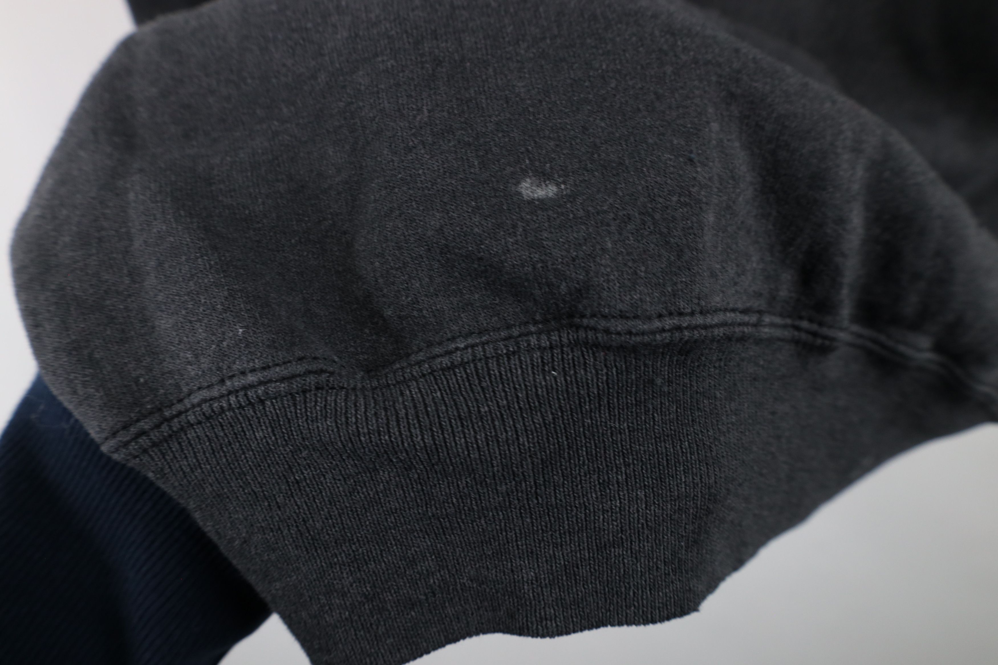 Vintage Vintage 90s Streetwear Faded Blank Crewneck Sweatshirt Black Size XXL / US 16-18 / IT 52-54 - 6 Thumbnail
