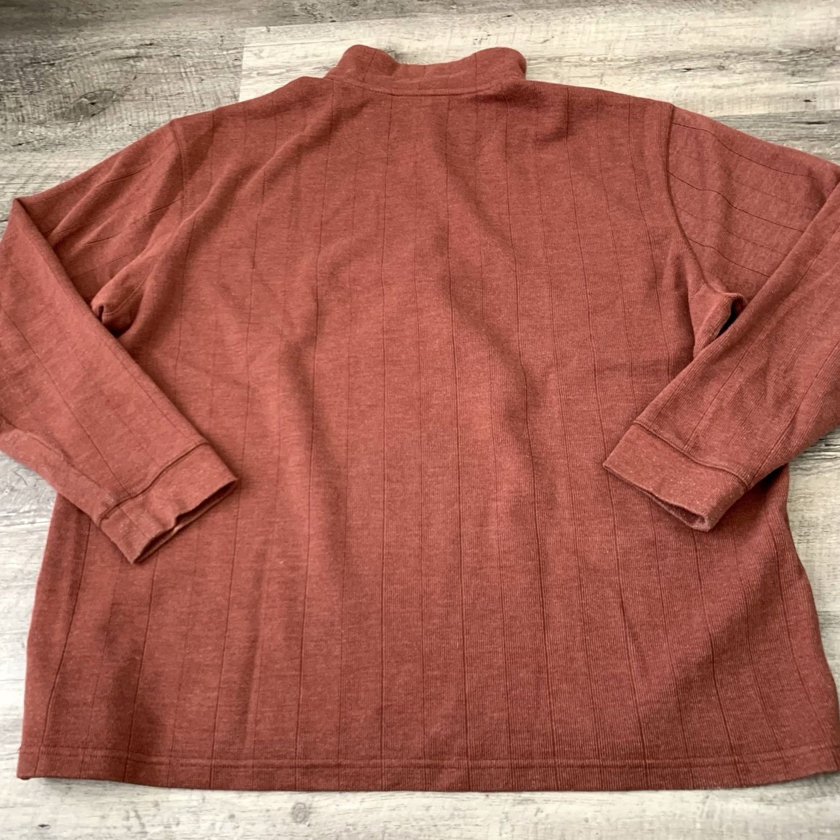 Rusty Columbia 1/4 Zip Pullover Sweater Mens Sz XXL Rust Mock Neck Fleece Long Sleeve Casual Outdoor Sports Hiking Walking Mens Size US XXL / EU 58 / 5 - 5 Thumbnail