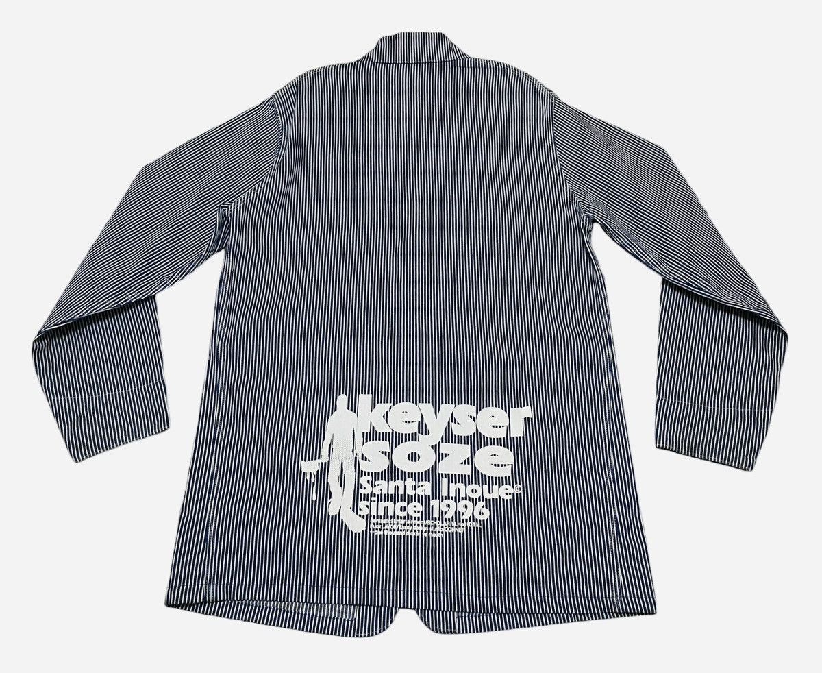 Oshkosh × Vintage Rare Vintage Oshkosh Keyser Soze Hickory Chore Jacket 1980s Size US M / EU 48-50 / 2 - 2 Thumbnail