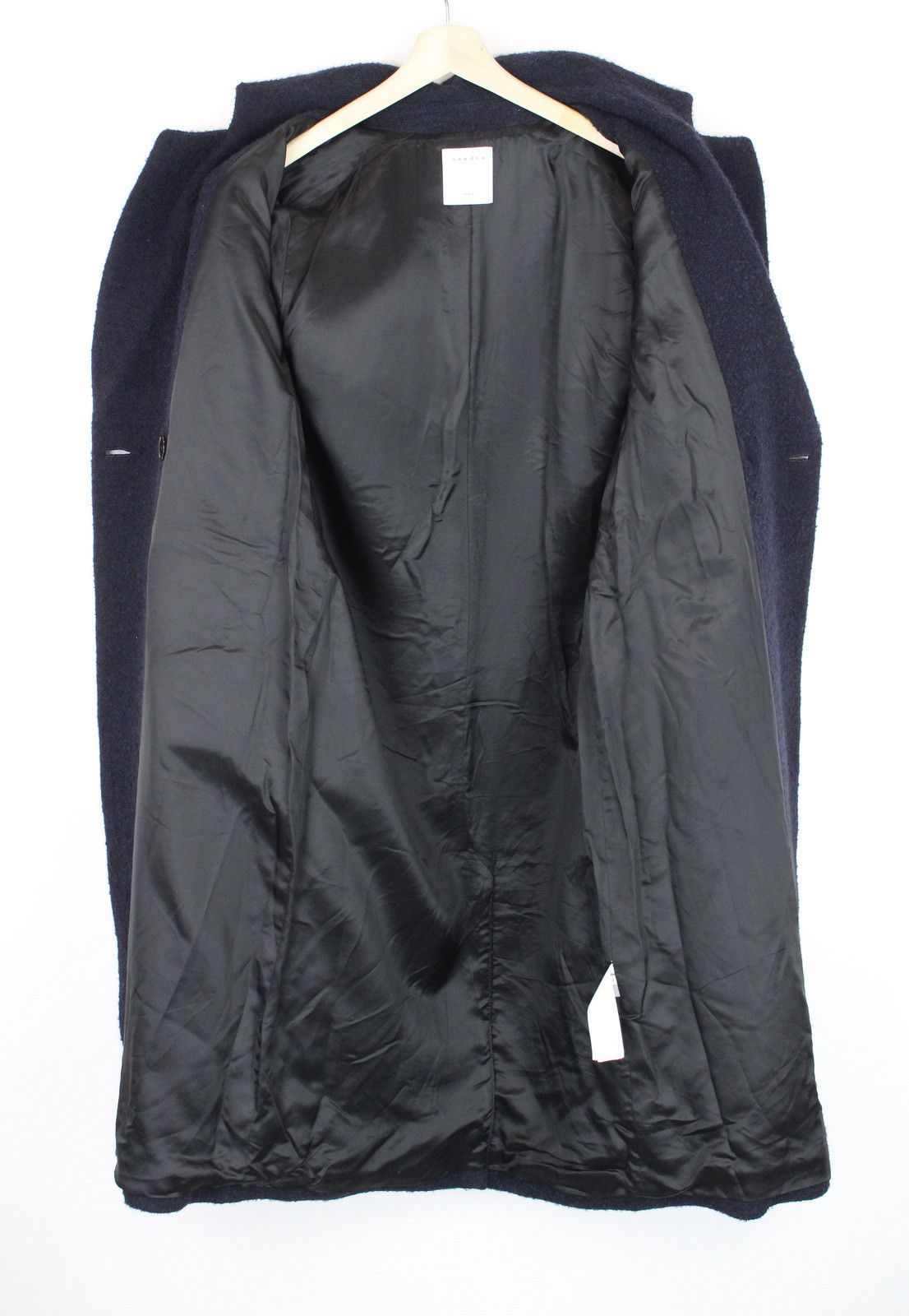 Sandro SANDRO Coat Womens EU 38 Wool Alpaca Blend Long Lined Size M / US 6-8 / IT 42-44 - 6 Thumbnail