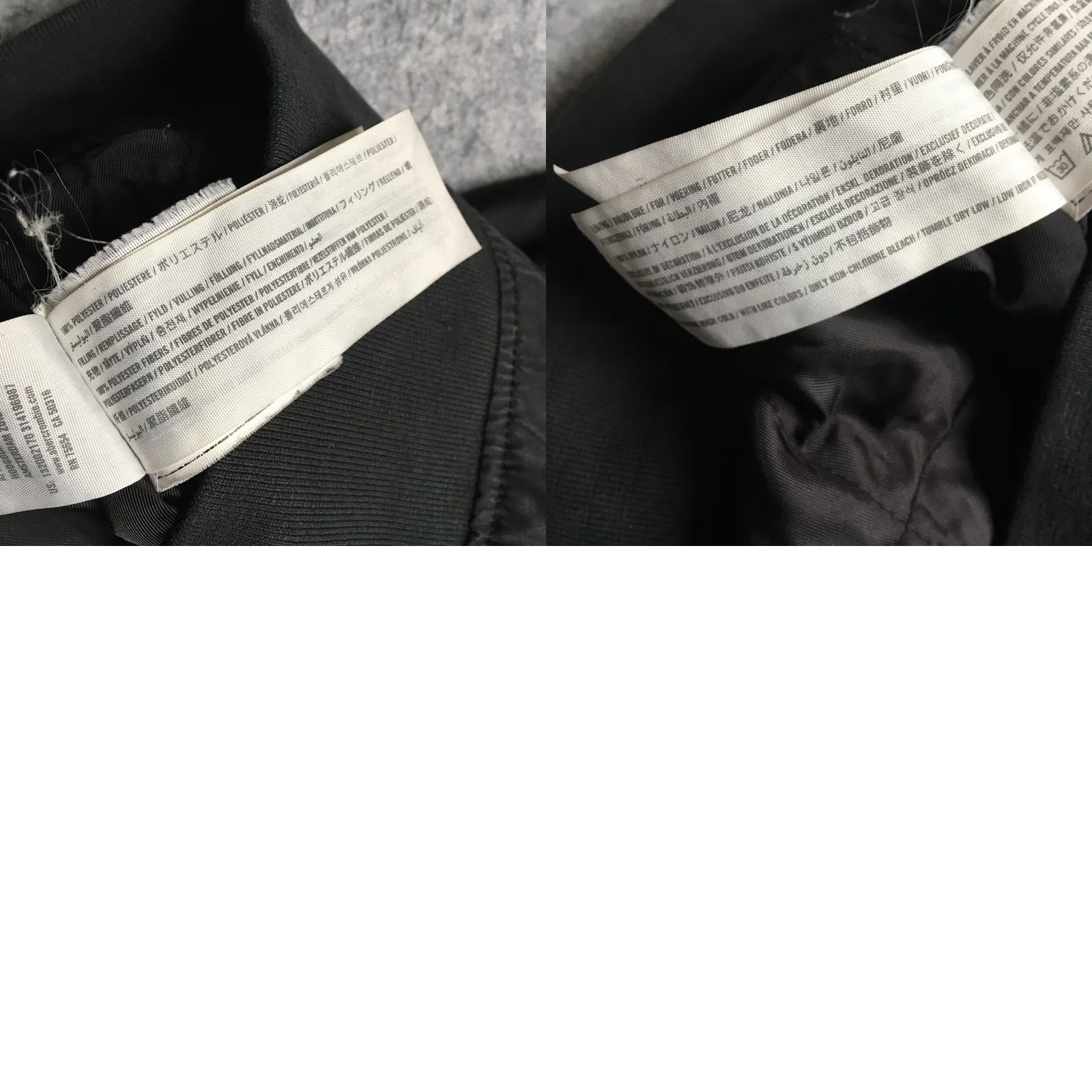 Abercrombie & Fitch Abercrombie & Fitch Jacket Mens S Bomber MA-1 Flight Zip Black Talon Size US S / EU 44-46 / 1 - 9 Thumbnail