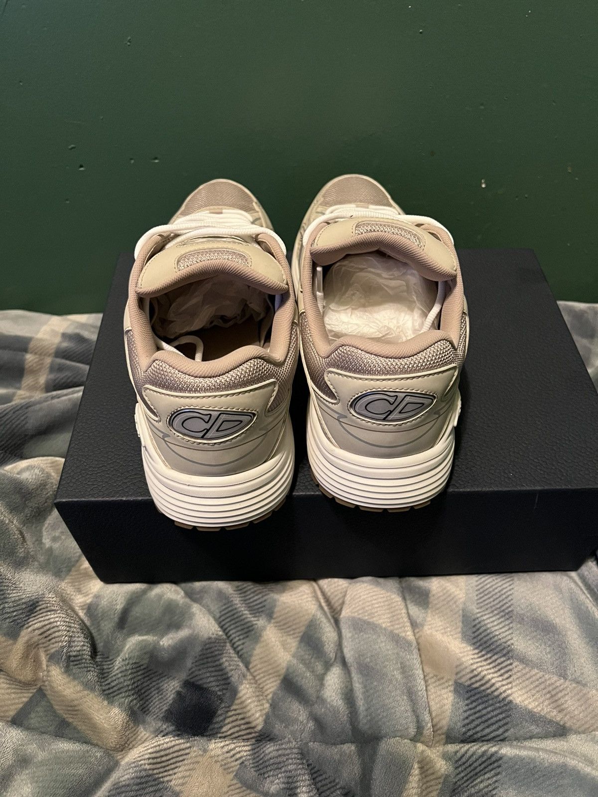 Dior Dior B30 Cream Beige White Size 45 Sneakers Size US 12 / EU 45 - 5 Thumbnail