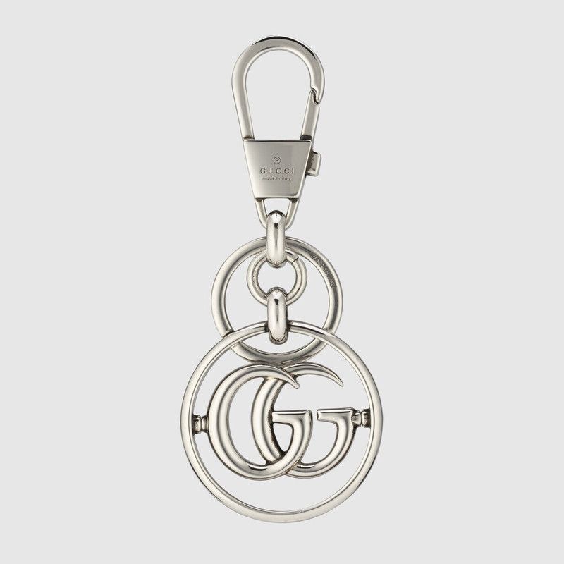 Gucci oc11z1225 Size: OS / Double G keychain in Silver Size ONE SIZE - 1 Thumbnail