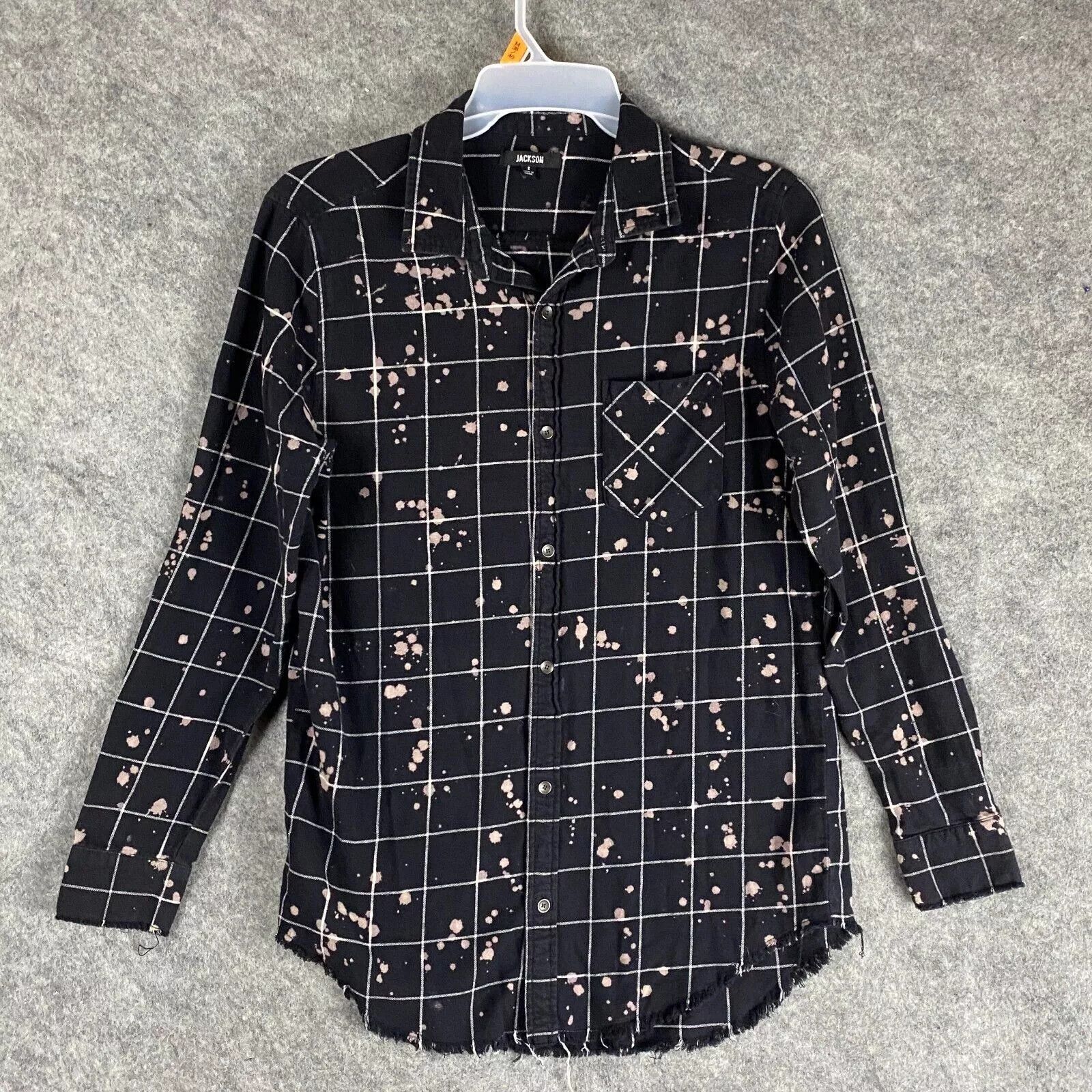 Other Jackson Button Up Shirt Small Men's Long Sleeve Black S Size US S / EU 44-46 / 1 - 1 Thumbnail