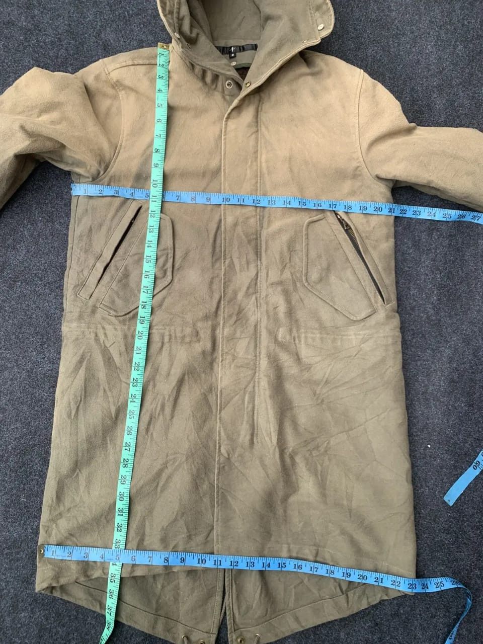 NO ID NO ID Japan fishtail parka with Removable Fleece Lining. Size US M / EU 48-50 / 2 - 5 Thumbnail