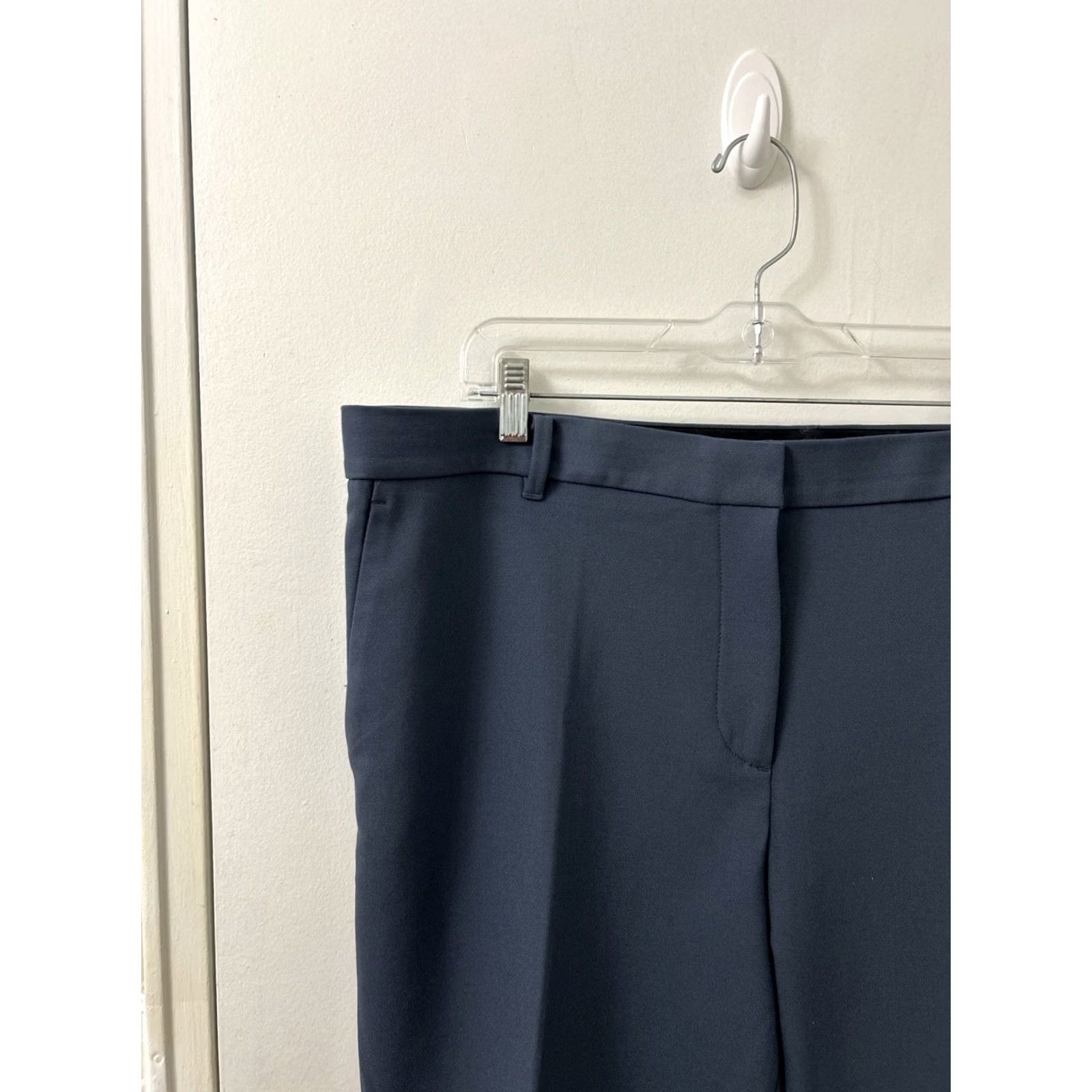 Ann Taylor Ann Taylor Pants Womens 18 Blue Straight Bi-stretch Workwear Dress Pants Zipper Button Pockets Size 40" / US 18 - 4 Thumbnail