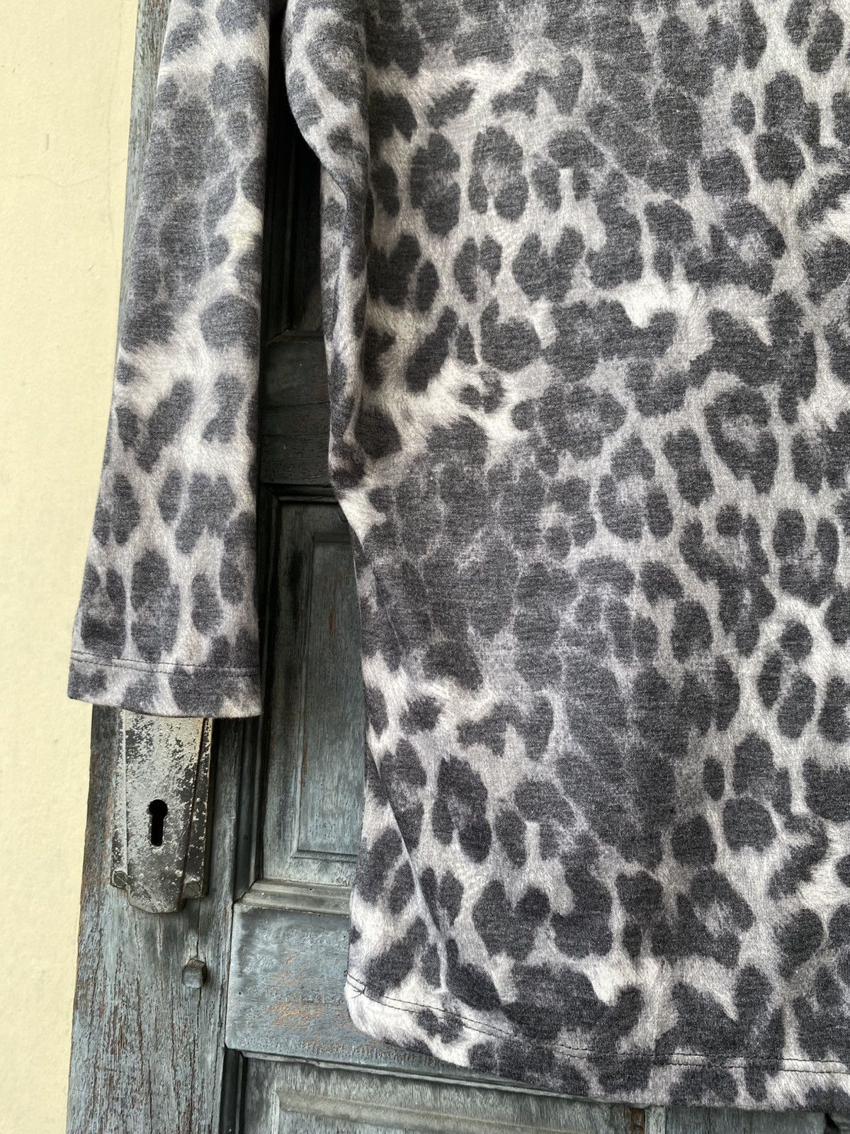 Japanese Brand LeShop Jeans Grunge Style Leopard Print Rhinestone Japanese Size S / US 4 / IT 40 - 13 Thumbnail