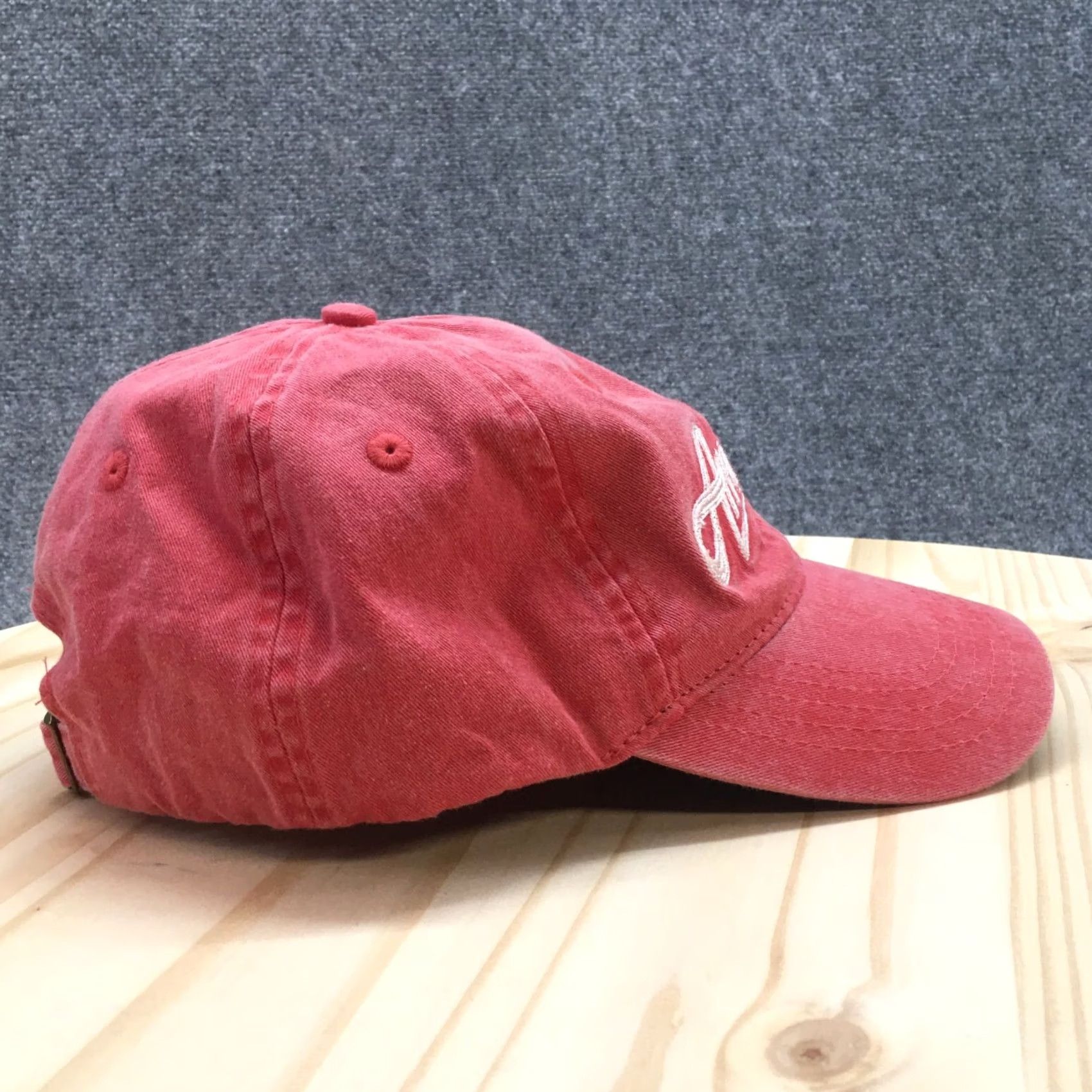 Logo 7 America 76 Baseball Cap Hat Mens Red OS Adjustable Curved Brim Embroidered Logo Size ONE SIZE - 5 Thumbnail