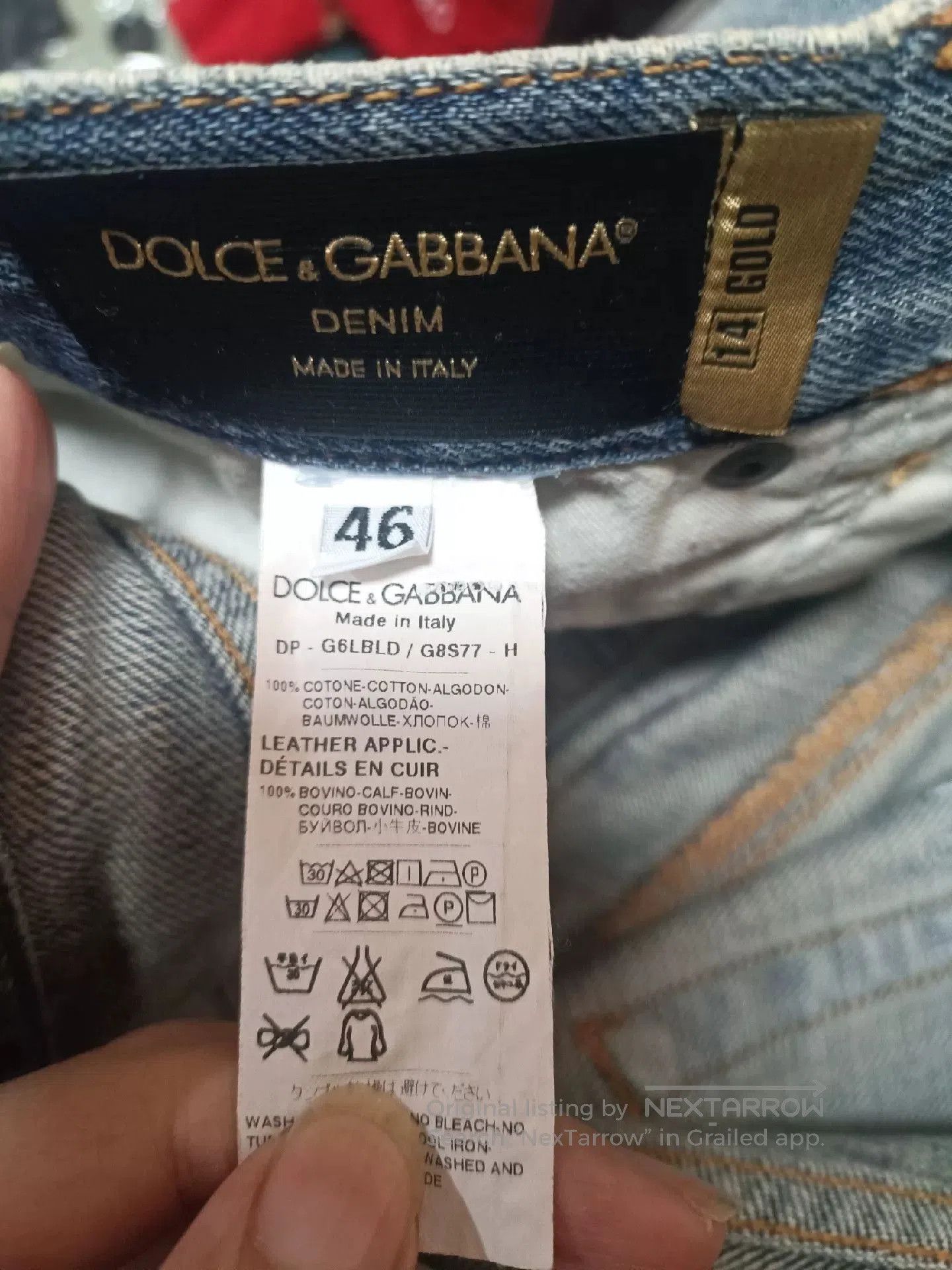 Dolce & Gabbana Dolce&Gabbana Runway Distressed Jeans. Size US 30 / EU 46 - 8 Thumbnail