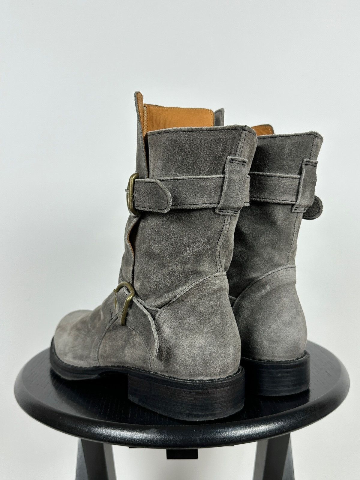 Fiorentini + Baker Fiorentini + Baker Eternity 2 Buckle Moto Ankle Suede Boots Size US 7 / IT 37 - 4 Thumbnail