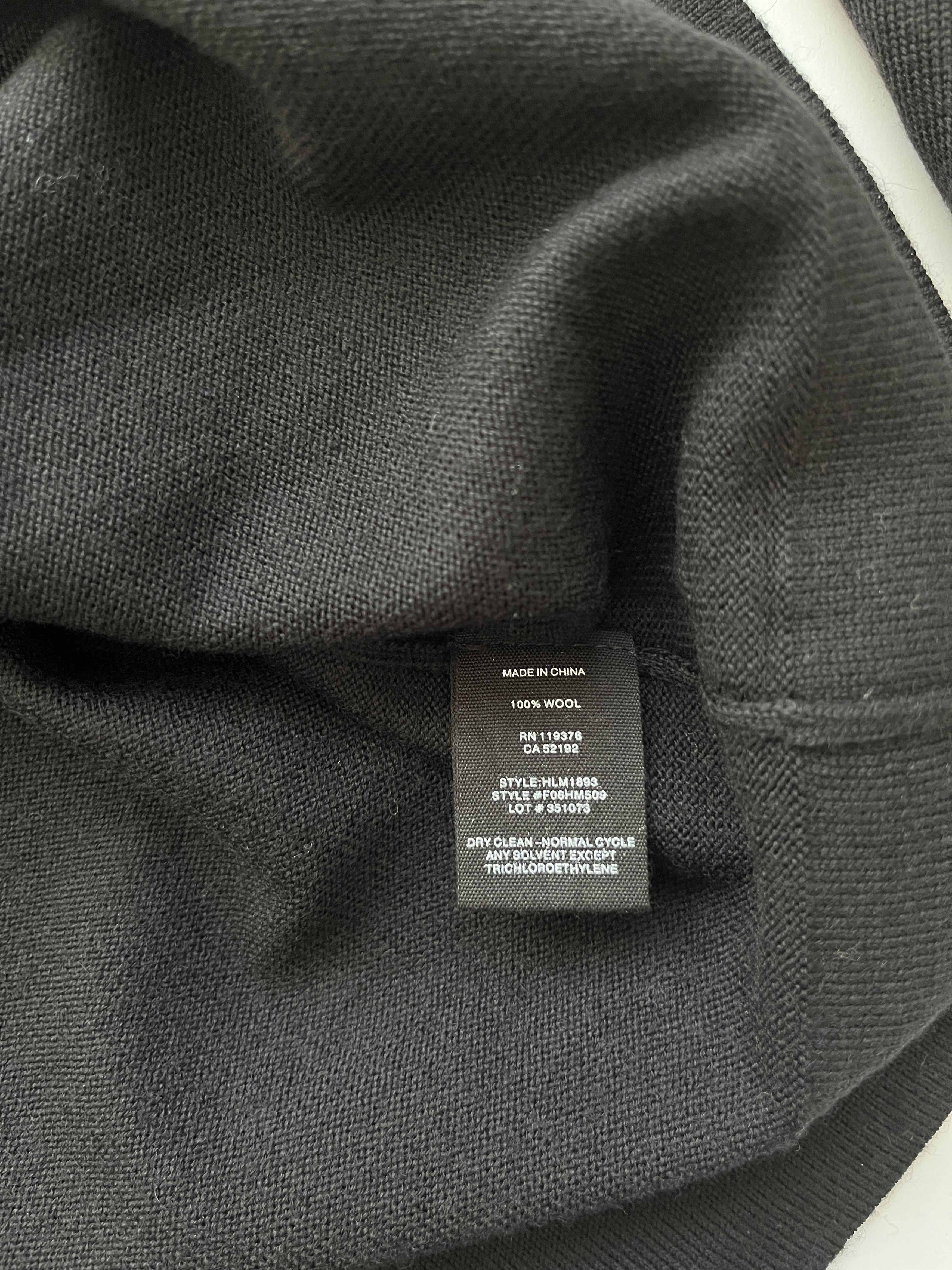 Helmut Lang ⚡️QUICK SALE⚡️Helmut Lang Black Crewneck Wool Knit Sweater Size US M / EU 48-50 / 2 - 4 Thumbnail