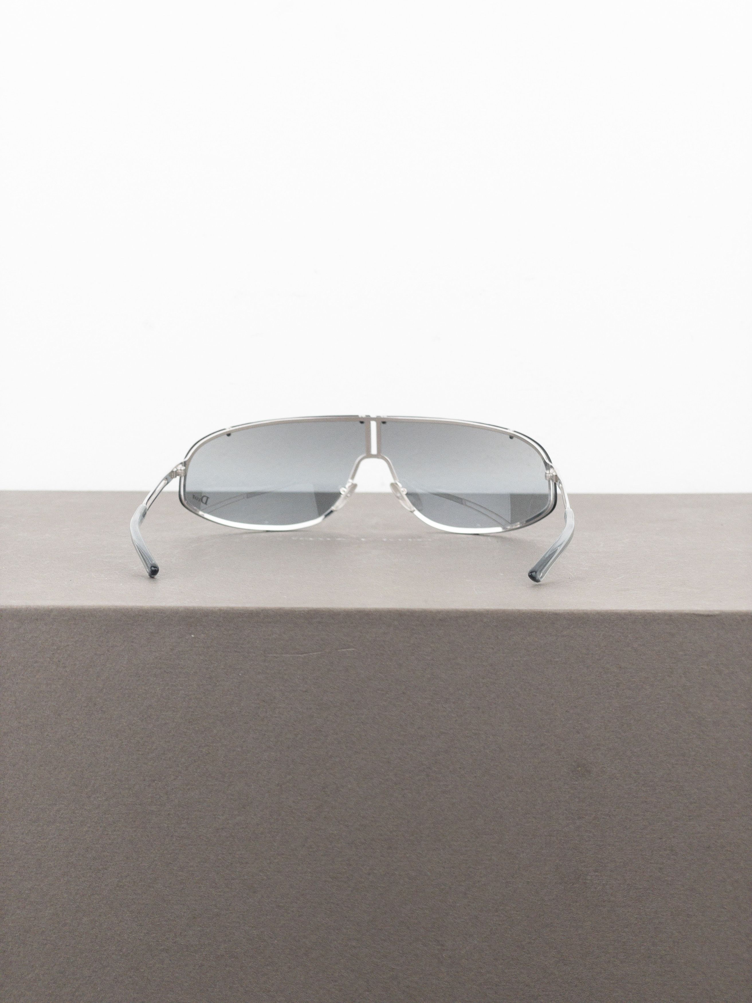 Dior Dior by Galliano AW00 ‘Cossack’ Wrap Mask Shield Sunglasses Size ONE SIZE - 7 Thumbnail