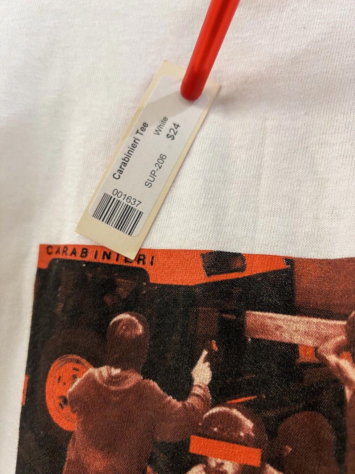 Supreme 2001 Supreme Protest Tee Carabinieri Carlo Giuliani XL Size US XL / EU 56 / 4 - 5 Thumbnail