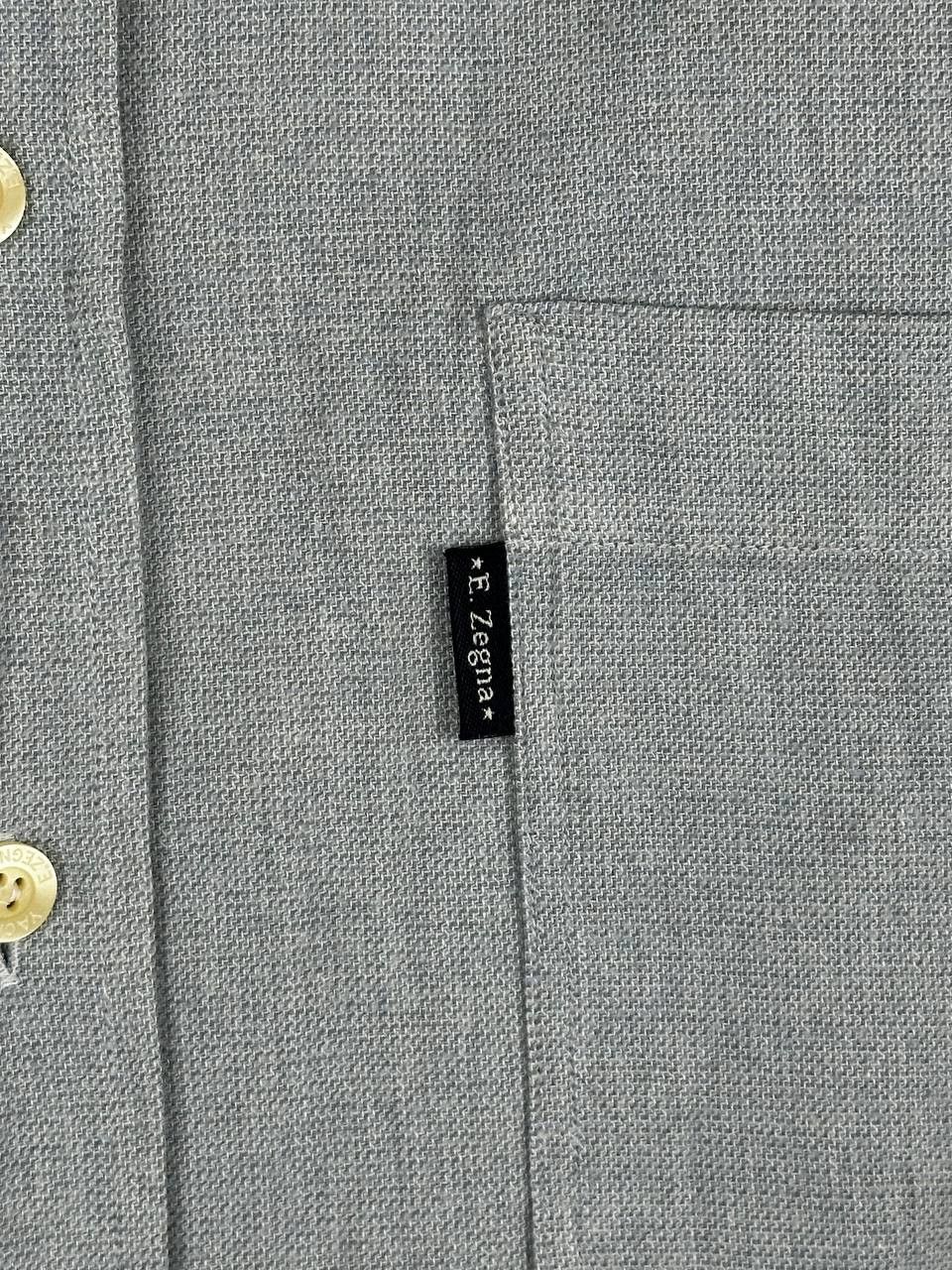 Ermenegildo Zegna Ermenegildo Zegna Yachting Blue Luxury Shirt Size XL Size US XL / EU 56 / 4 - 6 Thumbnail