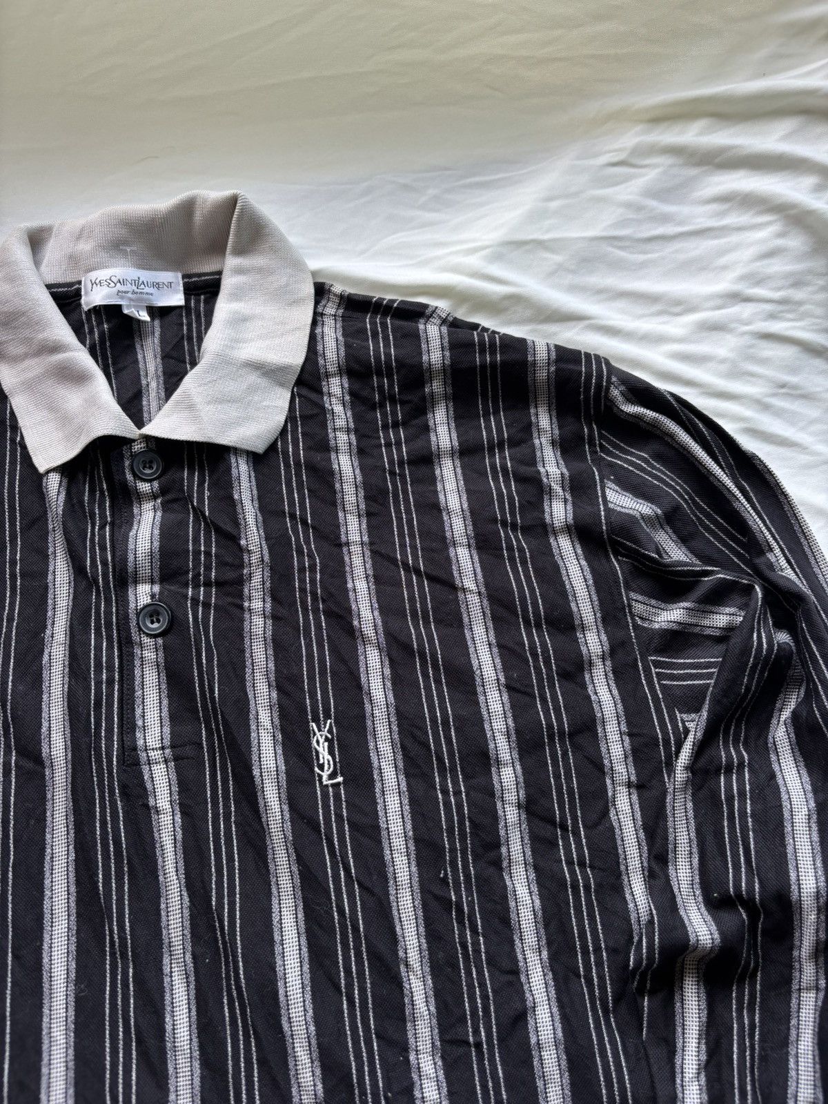 Yves Saint Laurent Yves Saint Laurent Polo Shirt Size US XL / EU 56 / 4 - 2 Thumbnail