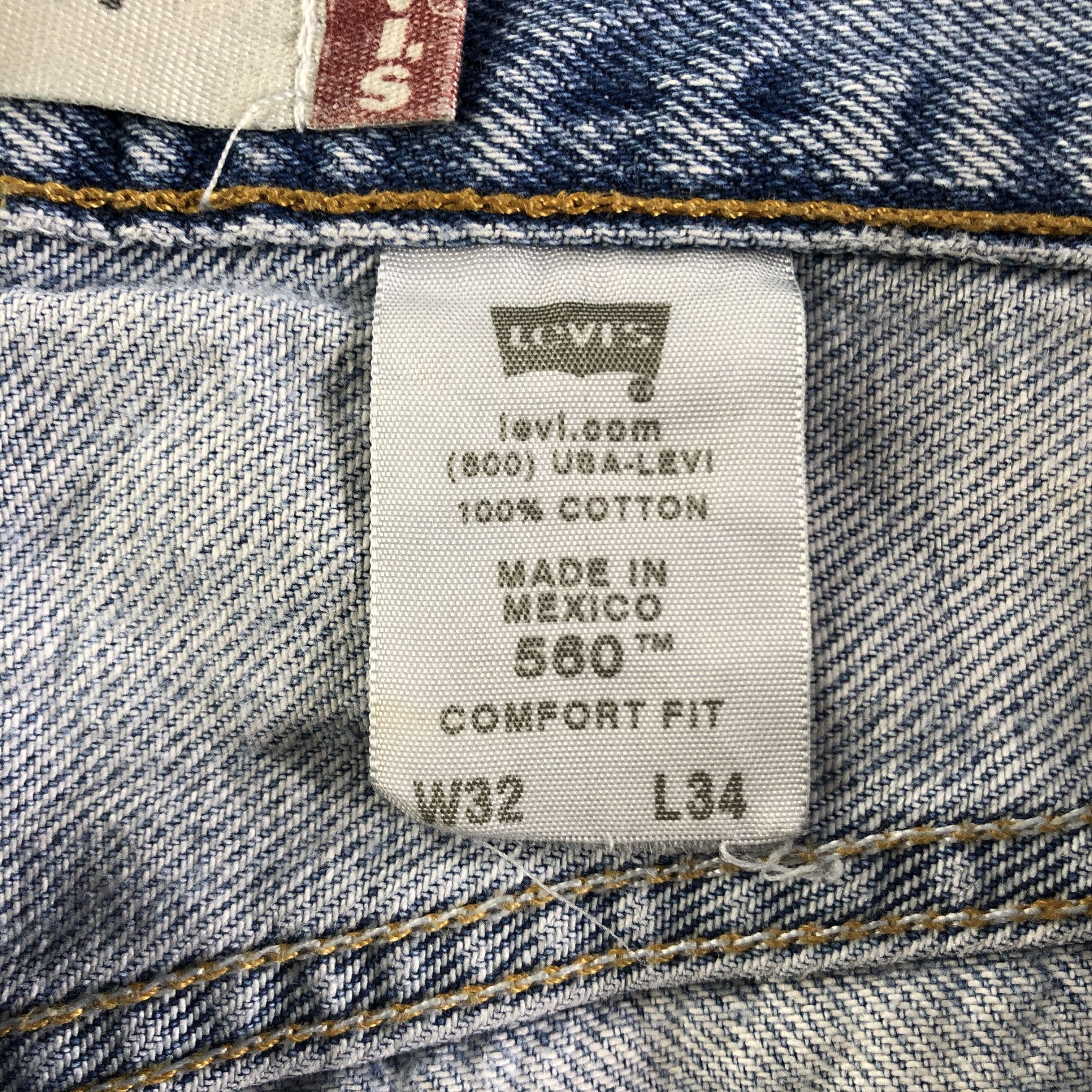 Levi's Vintage Blue Wash Levis 560 Jeans-J3125 Size US 33 - 10 Thumbnail