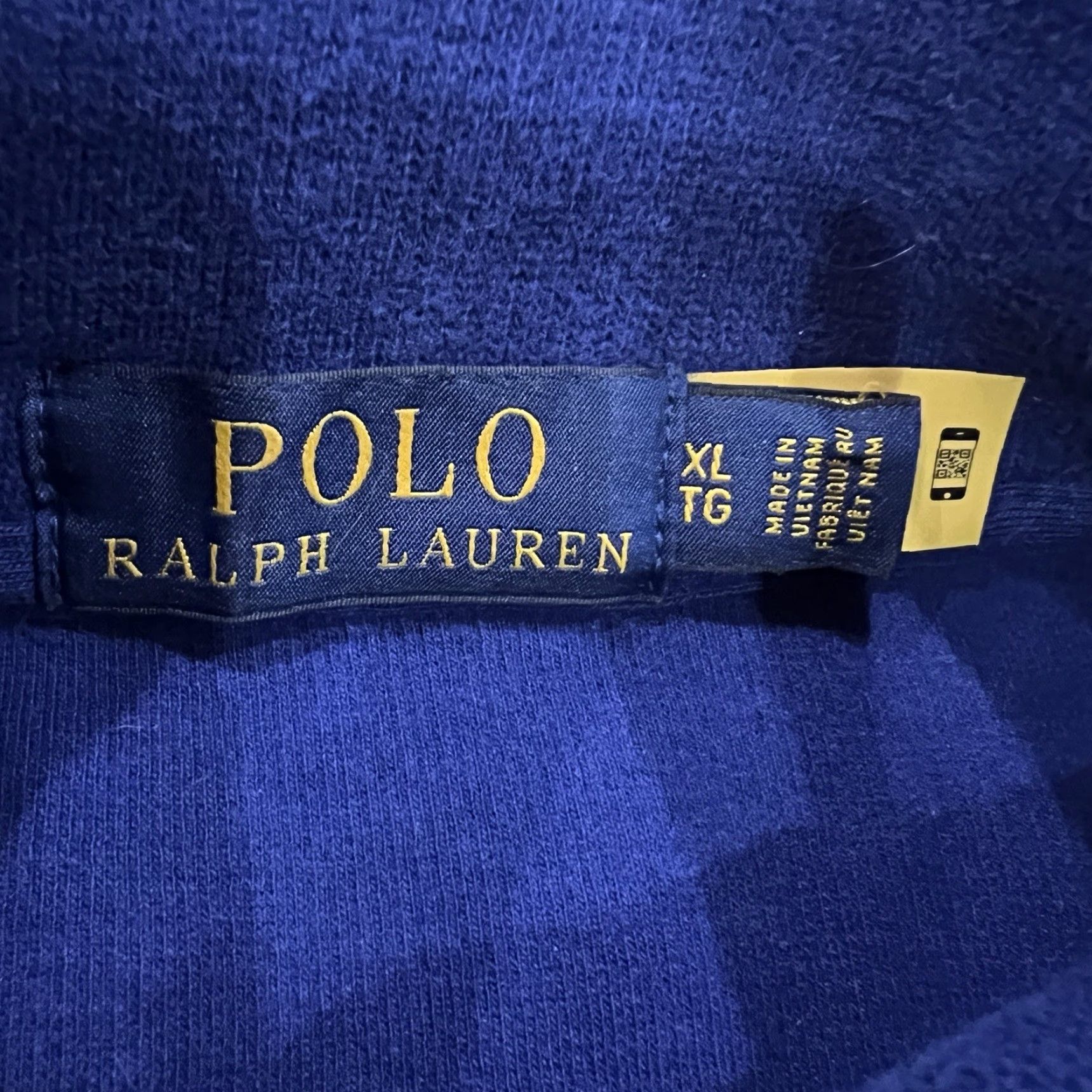 Polo Ralph Lauren Polo Ralph Lauren Sweater Mens XL Blue 1/4 Zip Mock Neck Pullover Pima Cotton Knit Logo Classic Sports Golf casual Size US XL / EU 56 / 4 - 3 Thumbnail