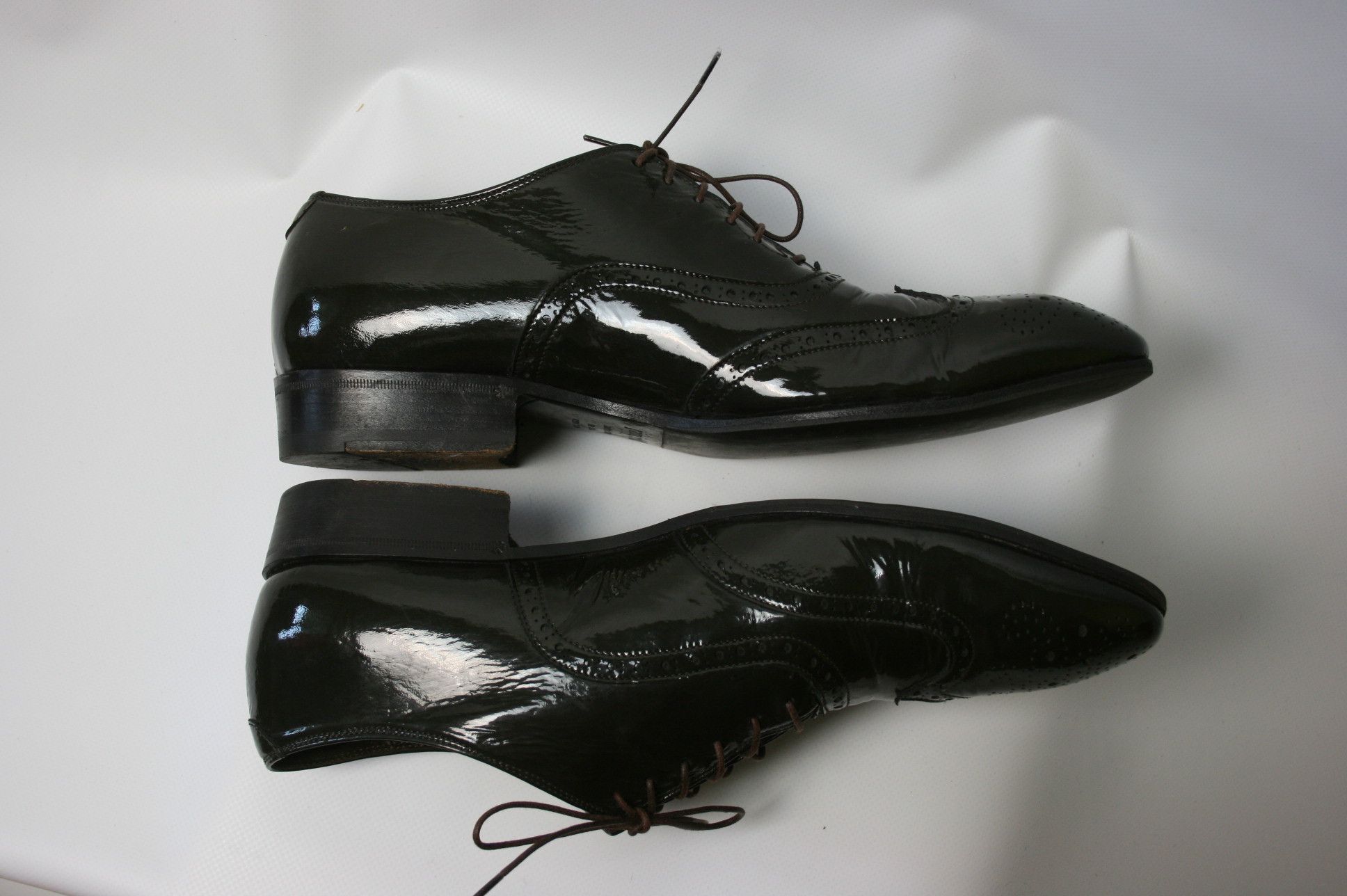 Gianni Barbato Patent Leather Derby Shoes Size US 8 / EU 41 - 6 Thumbnail
