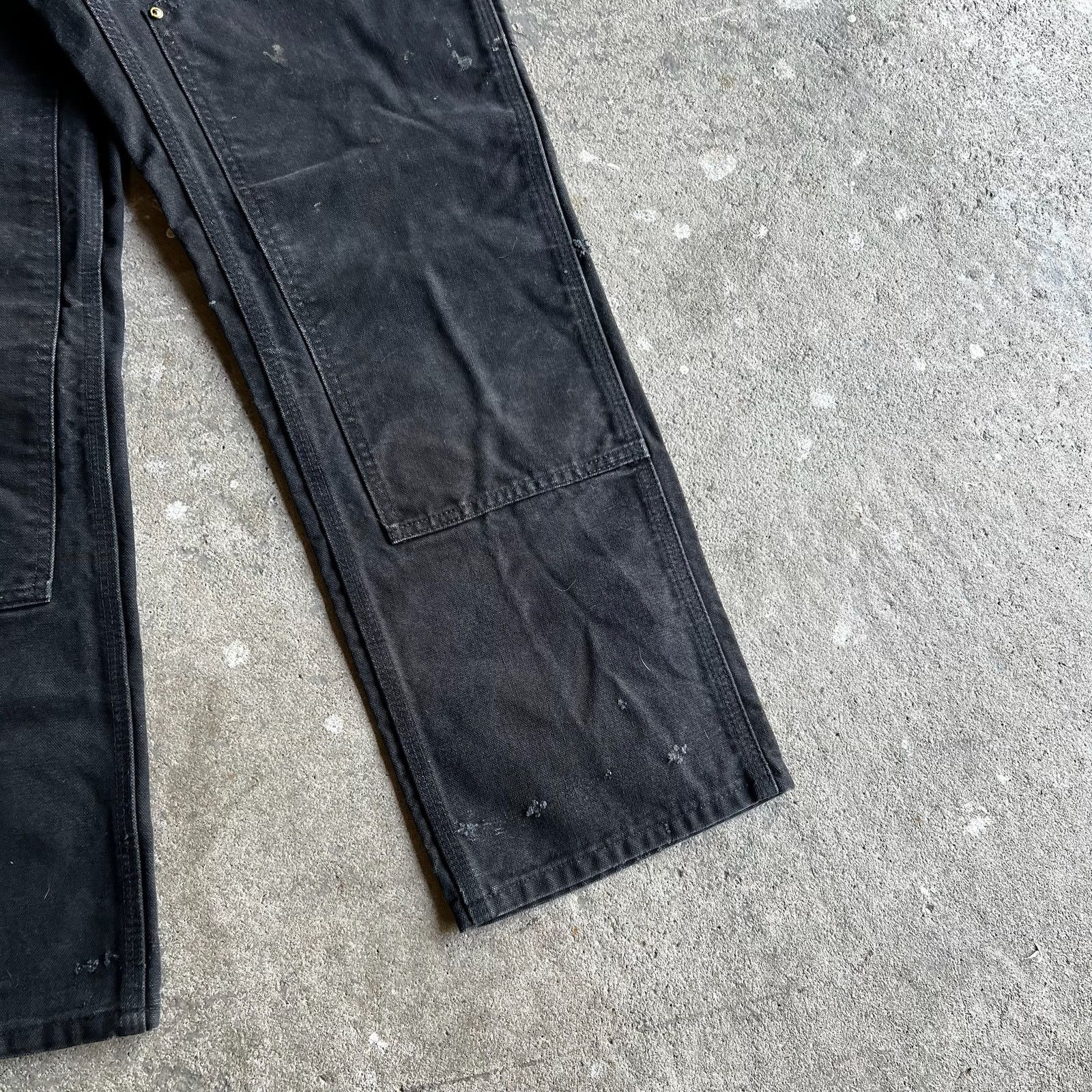 Carhartt × Vintage Carhartt black double knee work wear carpenter pants Size US 27 - 10 Thumbnail