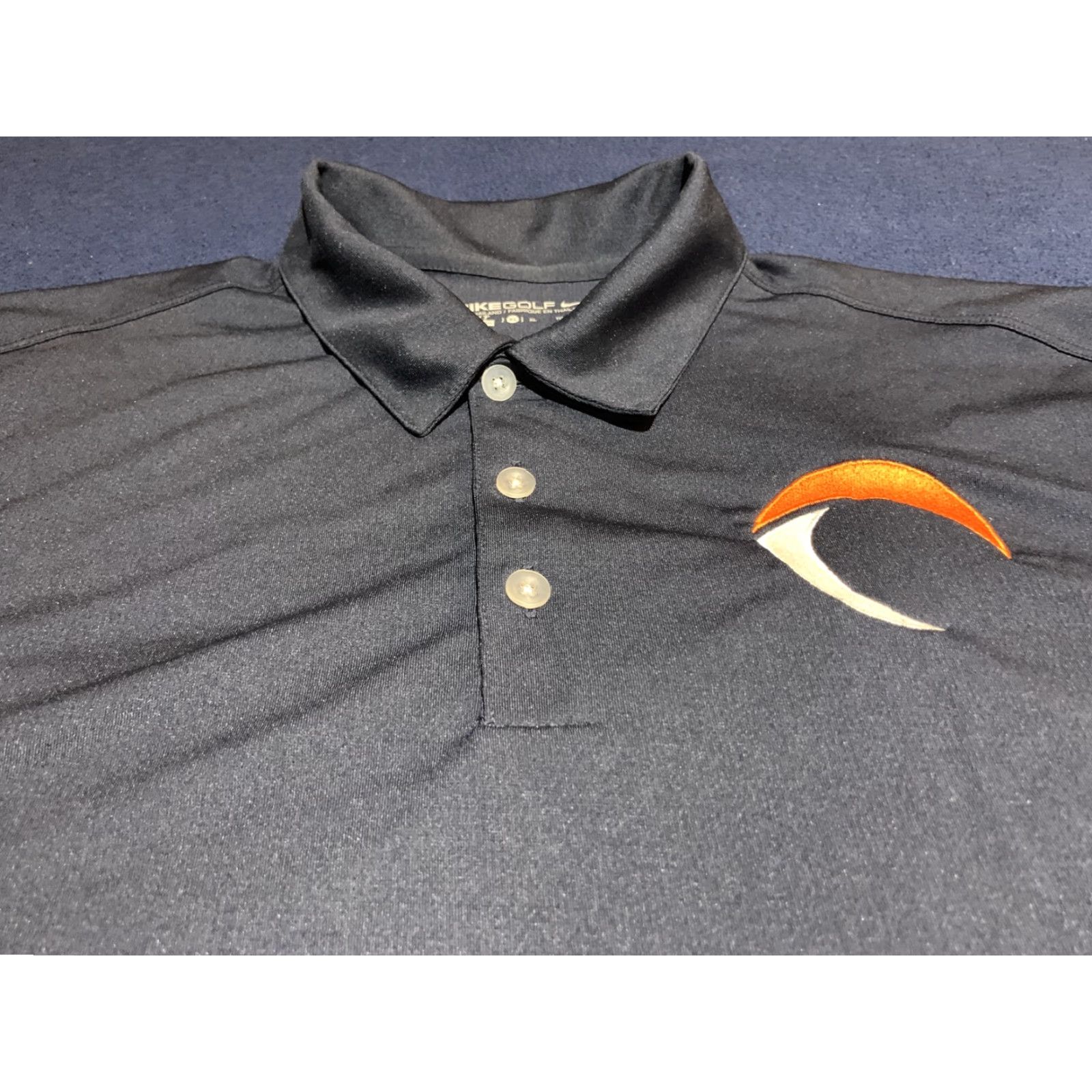 Nike Nike Dri-Fit Polo Shirt Men XL Blue Golf Nike Golf Monogrammed Size US XL / EU 56 / 4 - 3 Thumbnail
