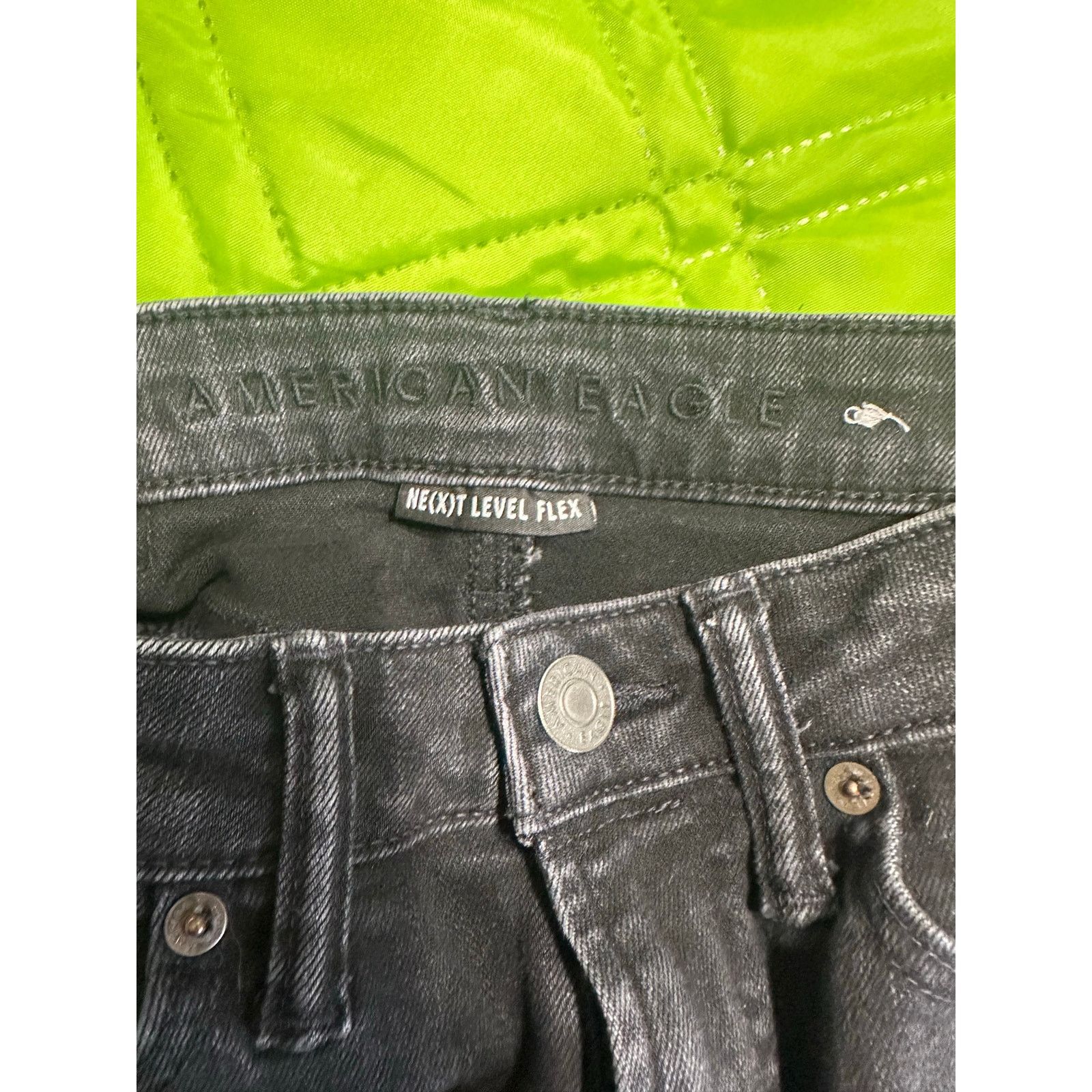 American Eagle Outfitters American Eagle Black Slim Jeans 28x32 Size US 28 / EU 44 - 7 Thumbnail