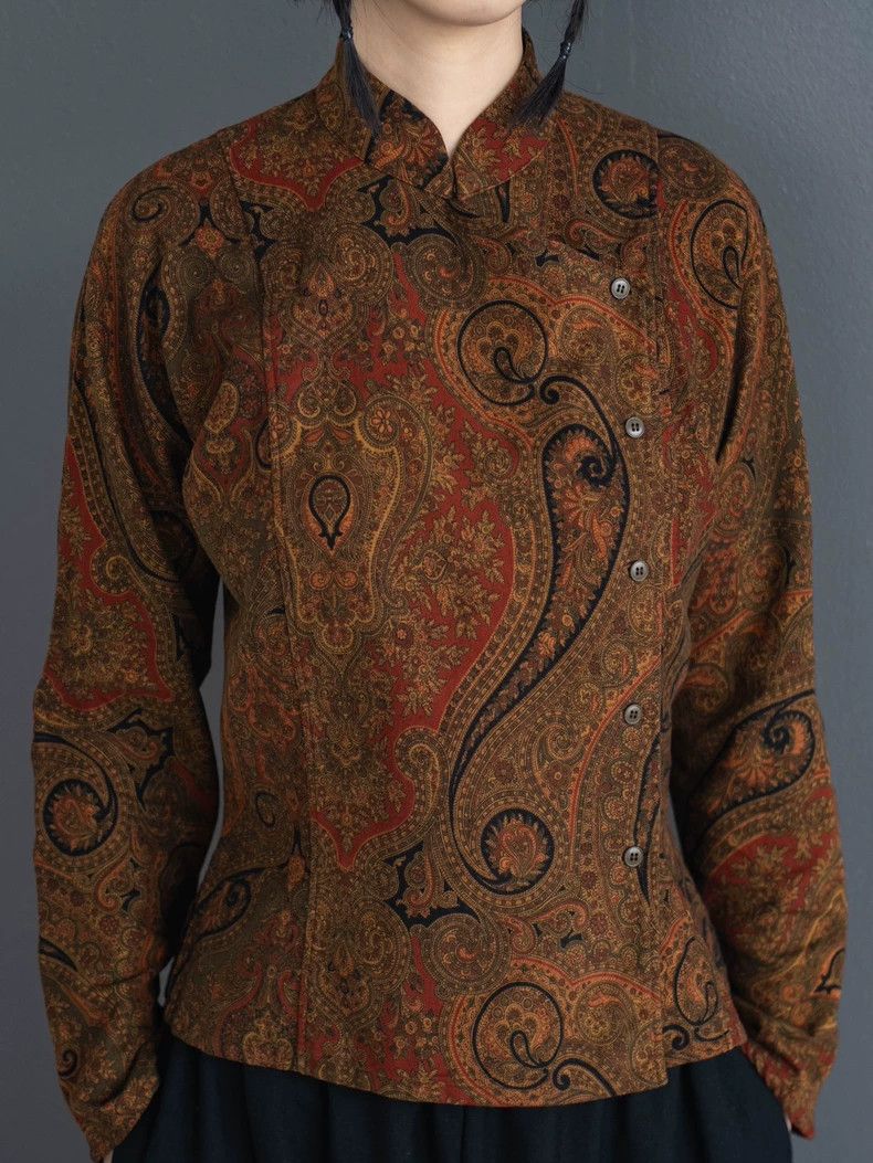 Kenzo KENZO Perspice patterned oblique front jacket vintage Size XS / US 0-2 / IT 36-38 - 3 Thumbnail
