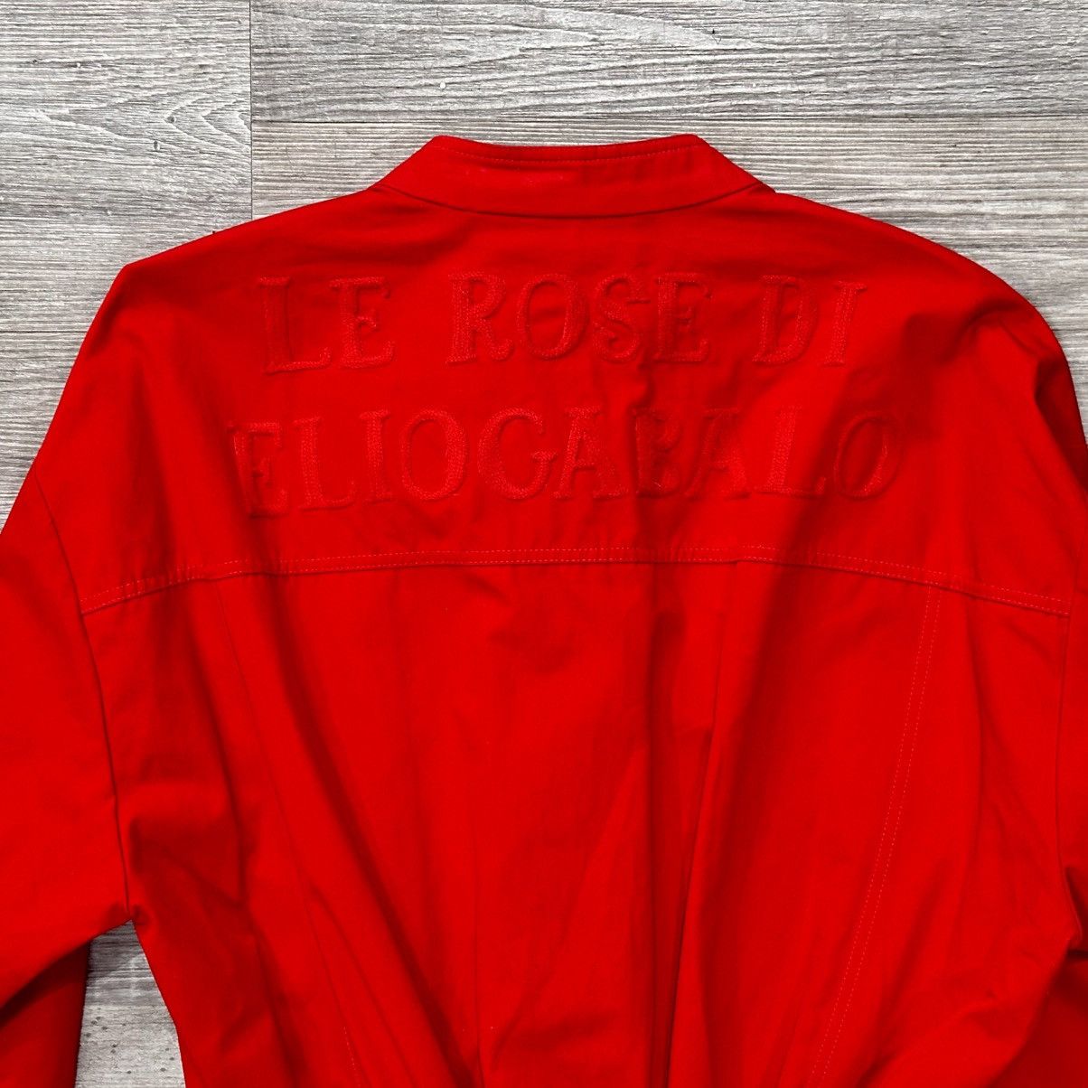 Gucci GUCCI RED LONG SLEEVE EMBROIDERED ROMPER SIZE M Size M / US 6-8 / IT 42-44 - 7 Thumbnail